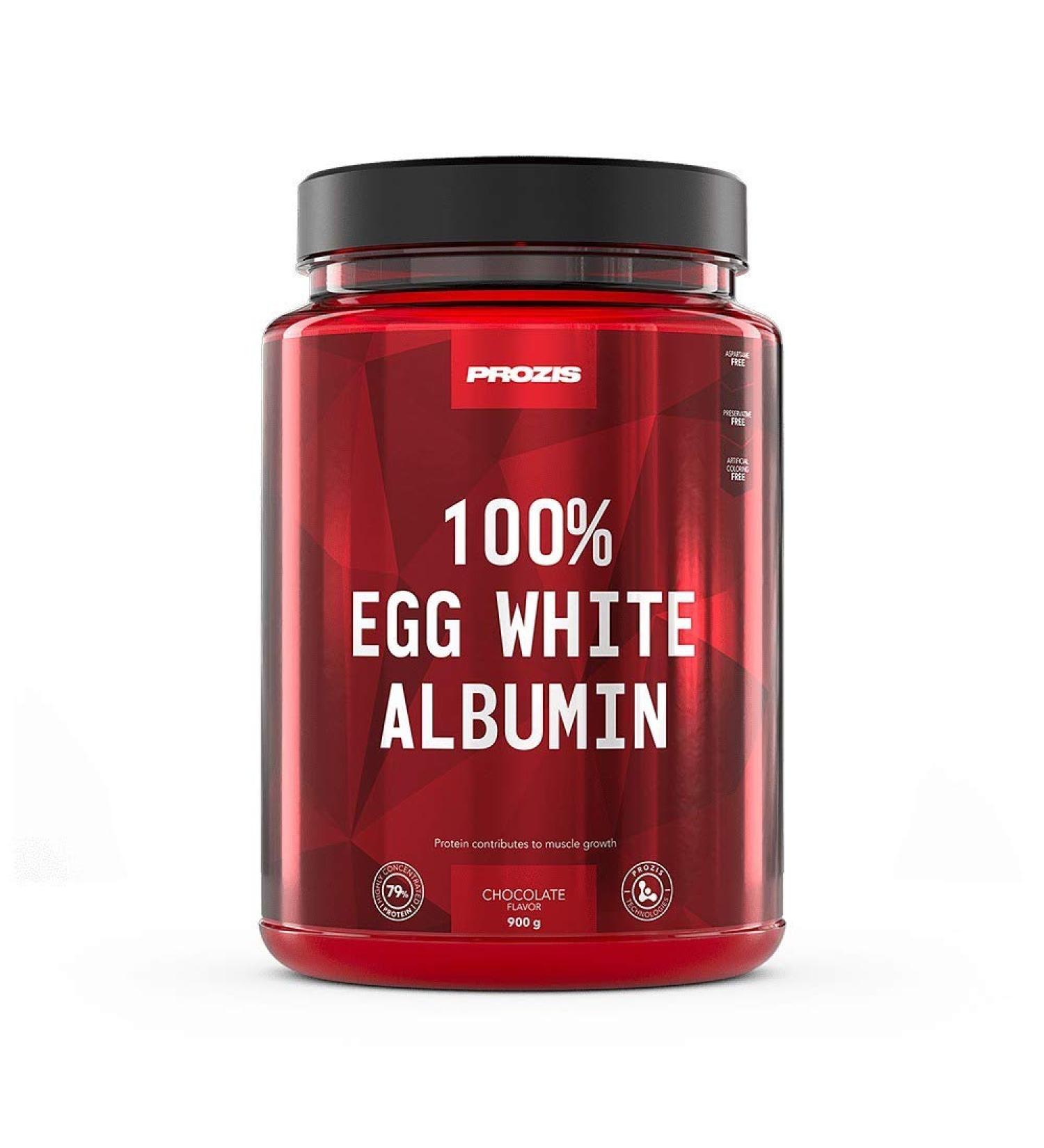 Prozis 100% Egg White - Albumin 900g Chocolate - Buy Online on GoSupps.com