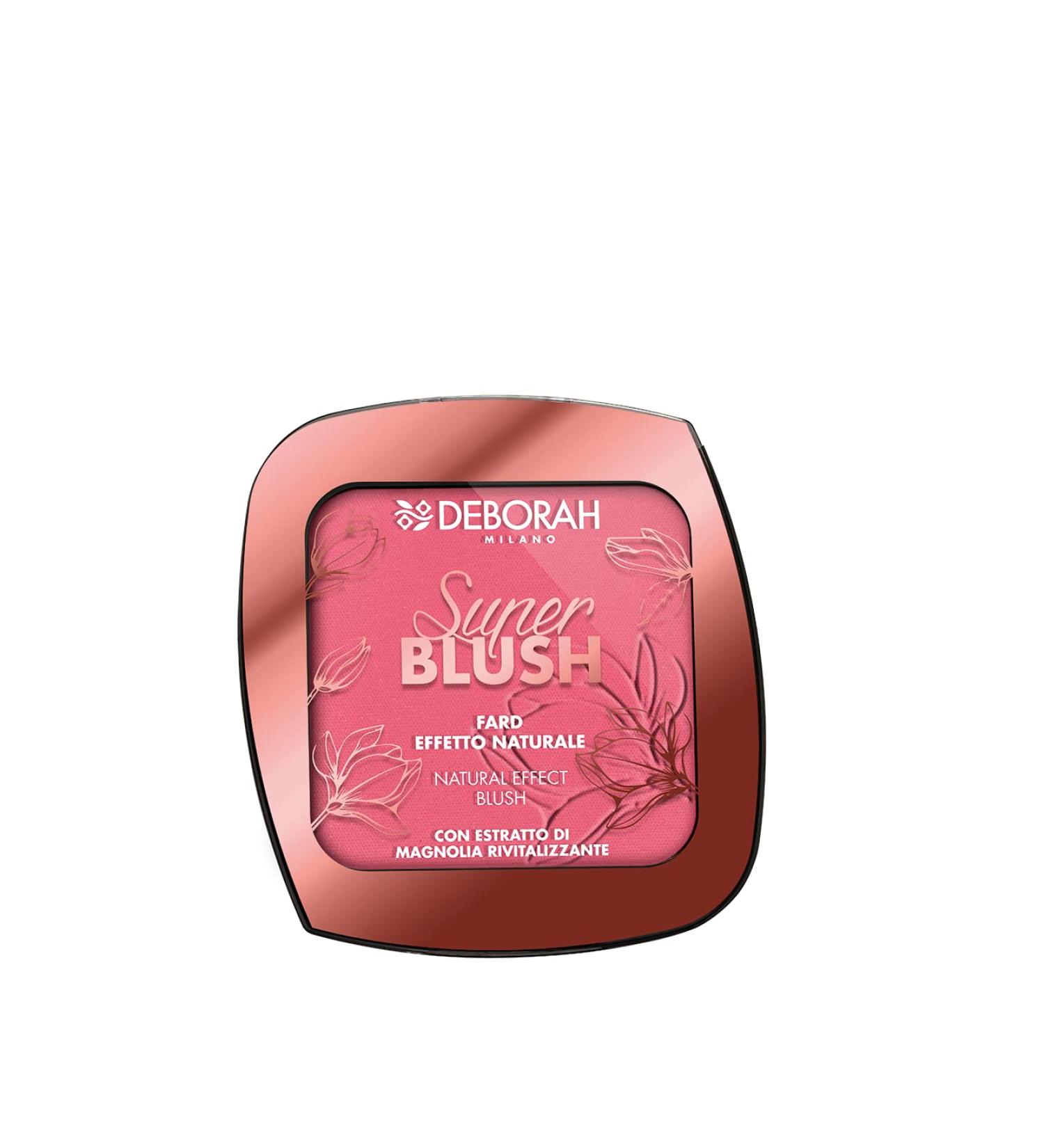 Deborah Group Deborah Milano Super Blush Rouge with natural effect No 03 Brick Pink stimulates the dull complexion natural effect lasts all day 10 g - Buy Online on GoSupps.com