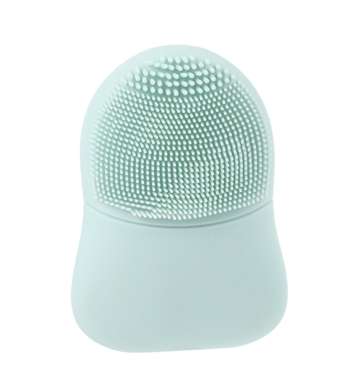 Angoily Silicone Face Brush Face Scrub Brush Face Brush Scrubber Silicone Cleansing Brush Face Scrubbers Face Cleaner Brush Blackheads Deep Pore organ Double Sided Silica Gel 8x6cm Green - Buy Online on GoSupps.com