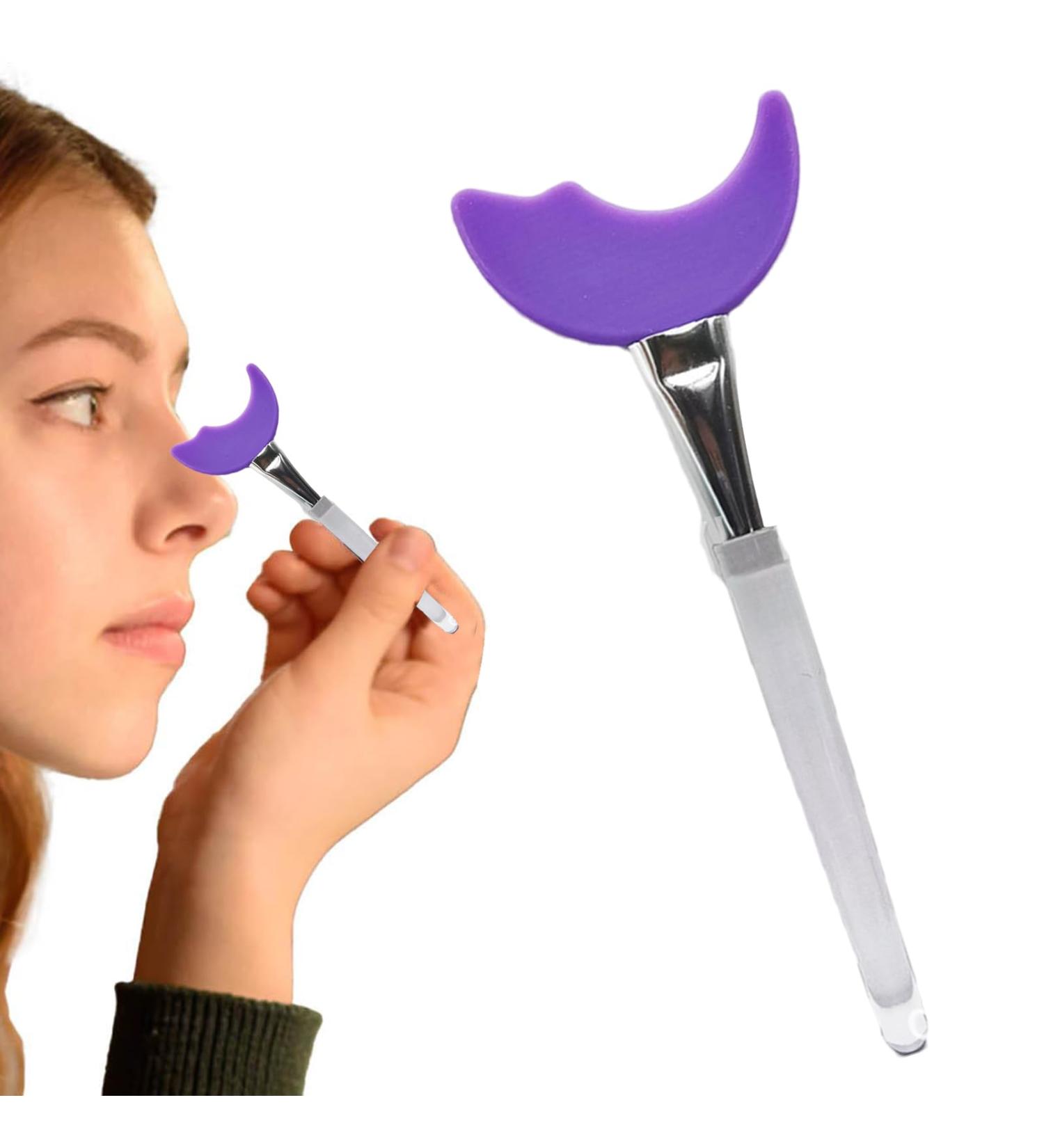 kinrguiyuez Eyeliner Templates Multifunctional Eye Makeup Tool Multifunctional Eyeshadow Applicators Monitor Eye Makeup Templates for Eyeliner Eyelash Eyeshadow Purple - Buy Online on GoSupps.com