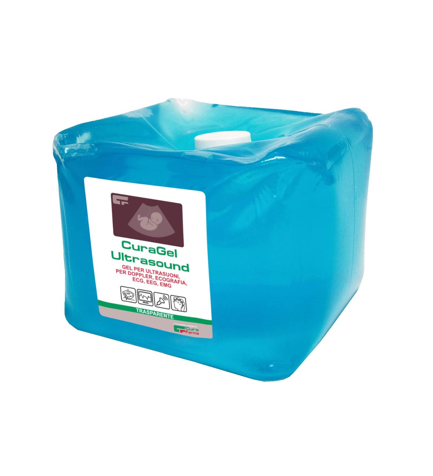 Cura Farma Curagel Ultrasound Gel - 5kg Blue Aquasonic Gel for Ultrasound & Laser Therapy | Original Farma Care - Buy Online on GoSupps.com