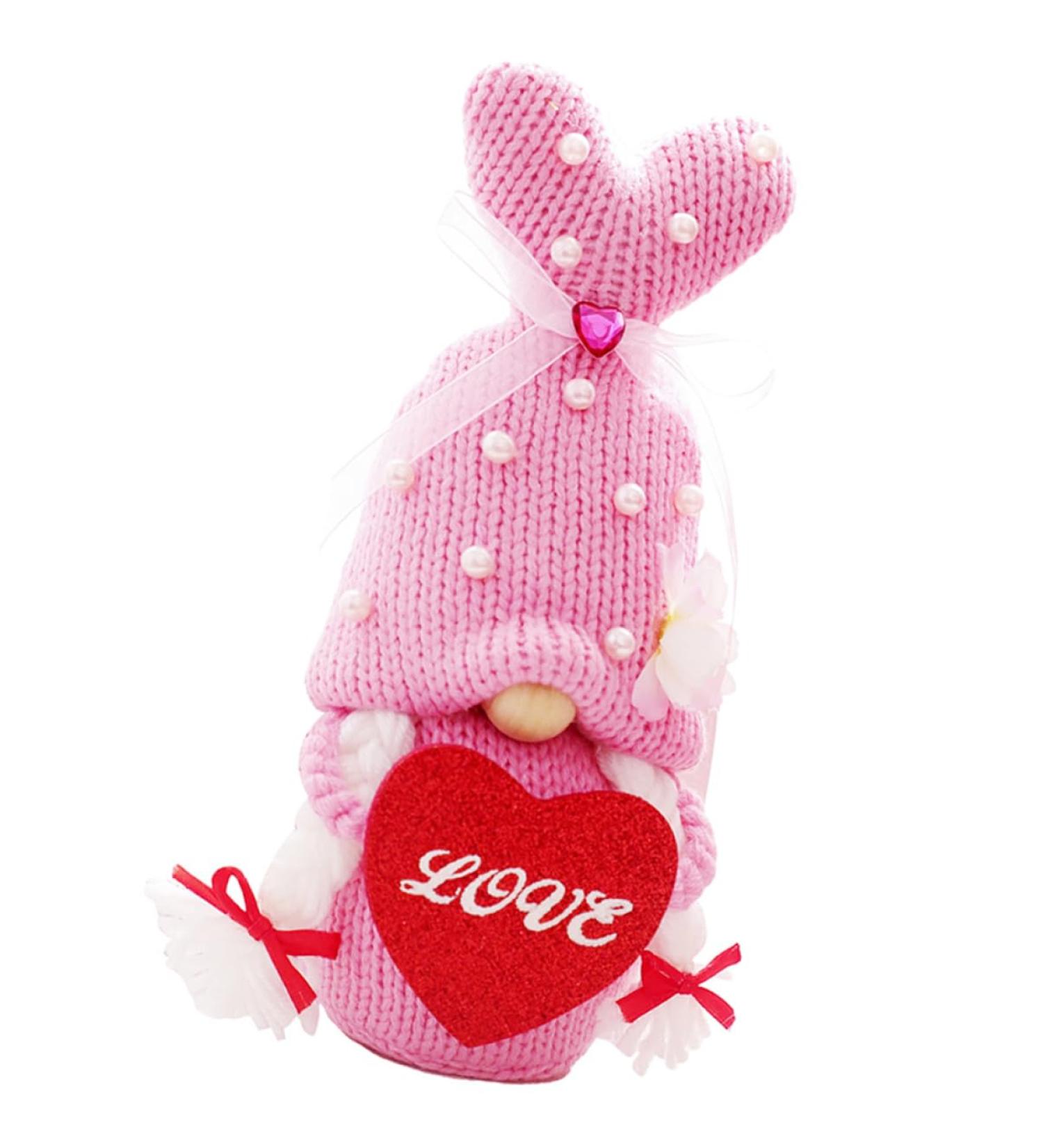 Alipis Valentines Decorative Valentine Festival Accessory Supply Decors Decor Dwarf Gnome Day Adorable As Shown 111x9x26cm - Buy Online on GoSupps.com