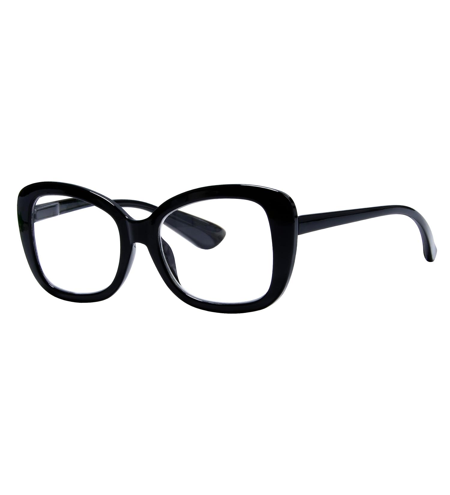 Eyekepper Fashion Reading Glasses for Women - Oversized Black Readers +1.50 | Stylish & Comfortable Reading Aid - Buy Online on GoSupps.com