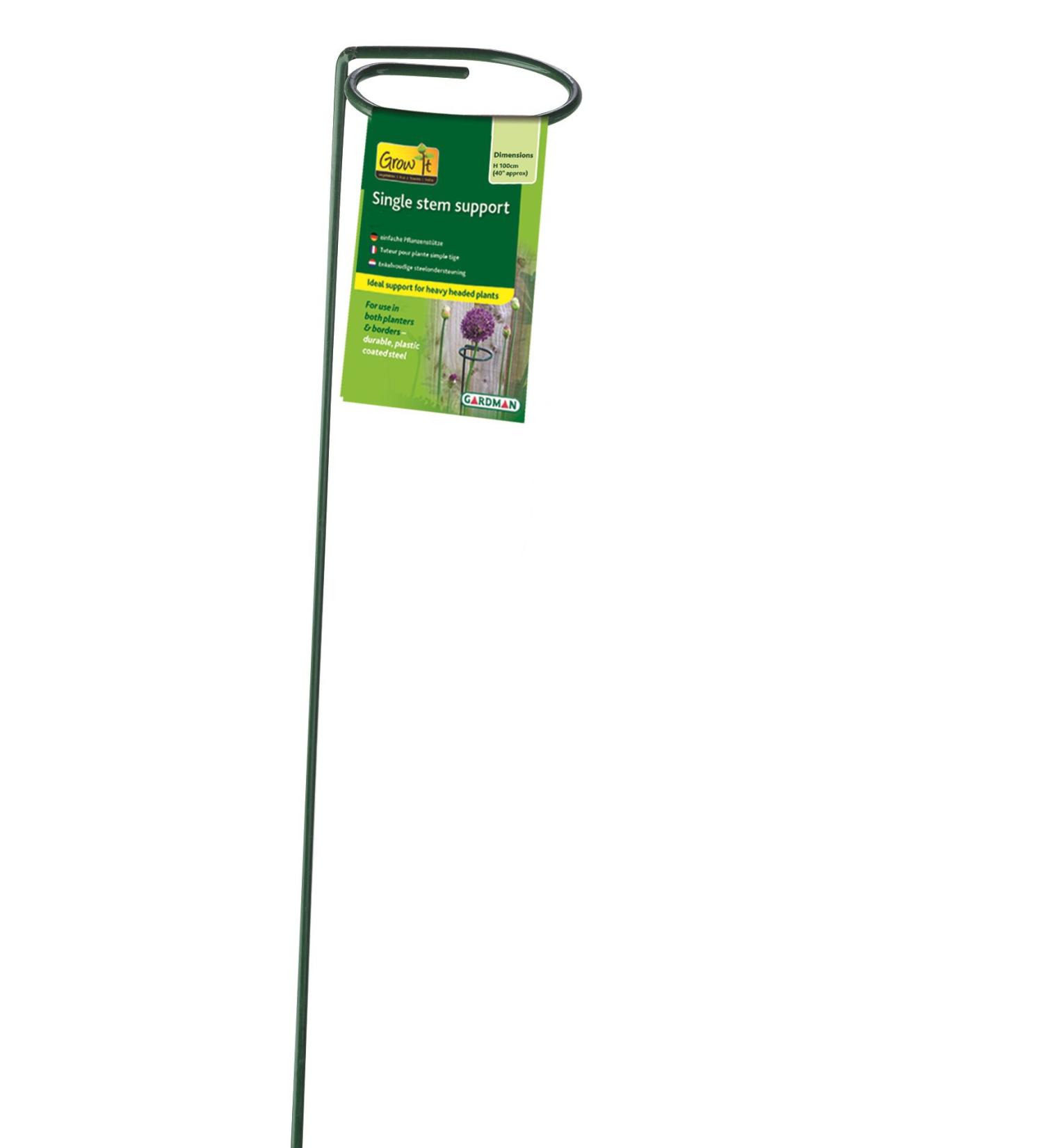 Gardman R715 Single Stem Blossom Support 24" High with 2" Loop