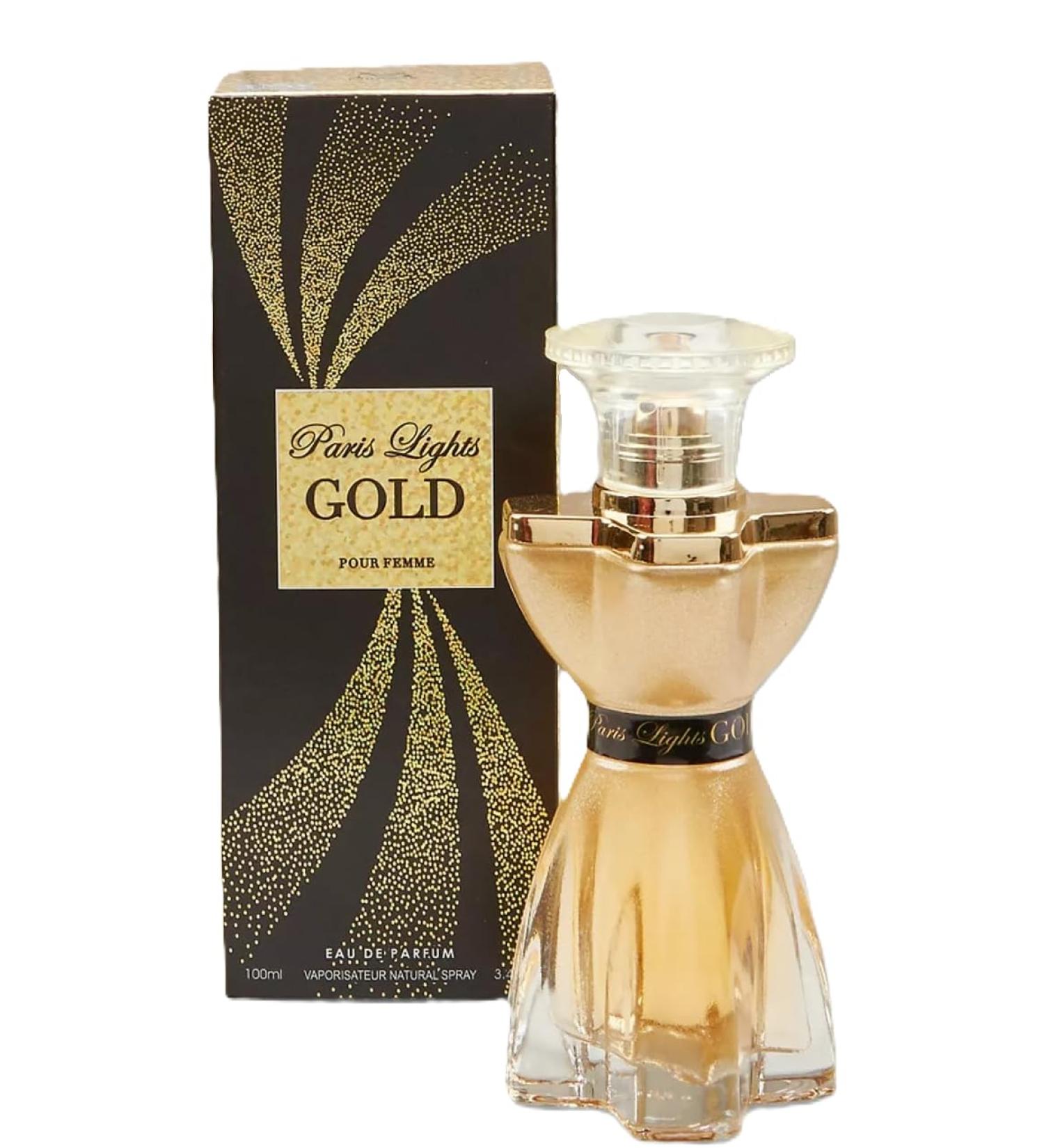 Paris Lights Gold Women's cologne 3.4 Fl. Oz. Eau de Parfum Spray - Buy Online on GoSupps.com
