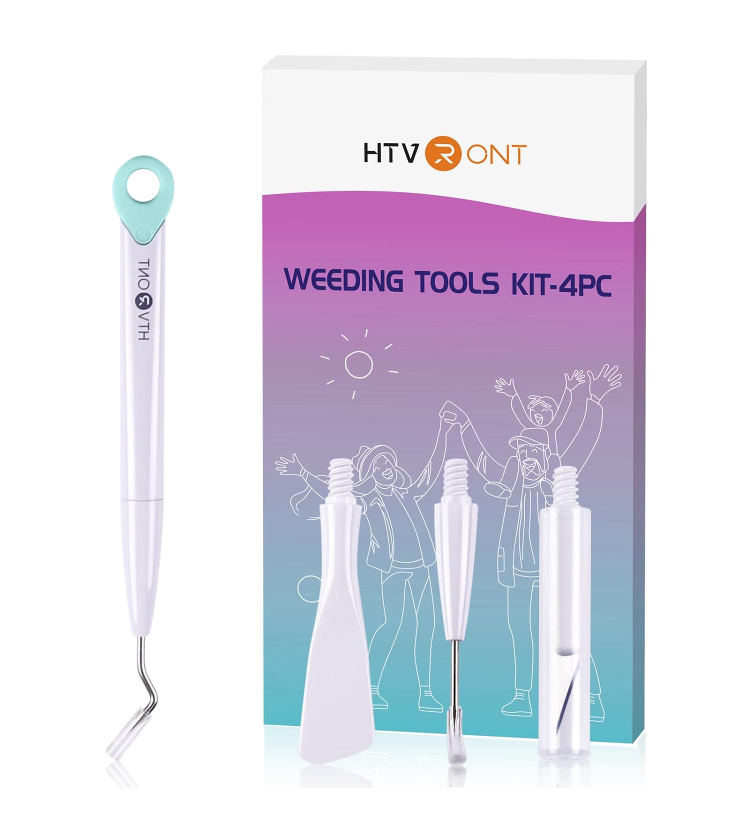 HTVRONT 4 Piece Vinyl Weeding Tool Set - Precision Kit for Cricut Machine & Iron-on Projects - Buy Online on GoSupps.com