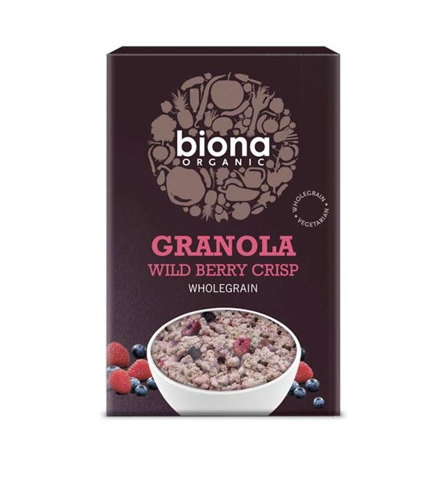 Biona | Wild Berry Granola - Organic | 2 x 6 x 375g