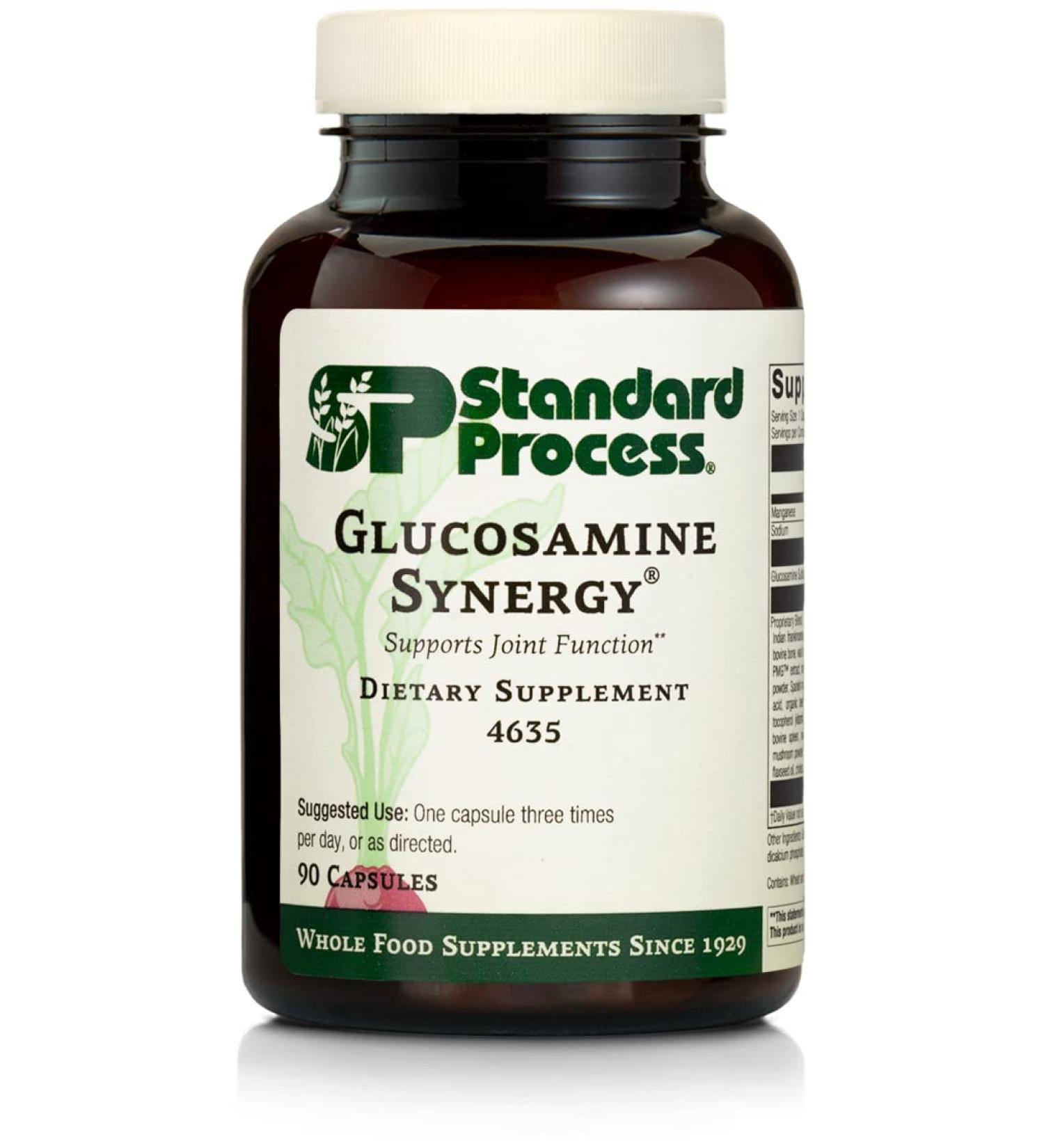 Standard Process Glucosamine Synergy - Whole Food RNA Supplement for Joint Support - 90 Capsules - Buy Online on GoSupps.com