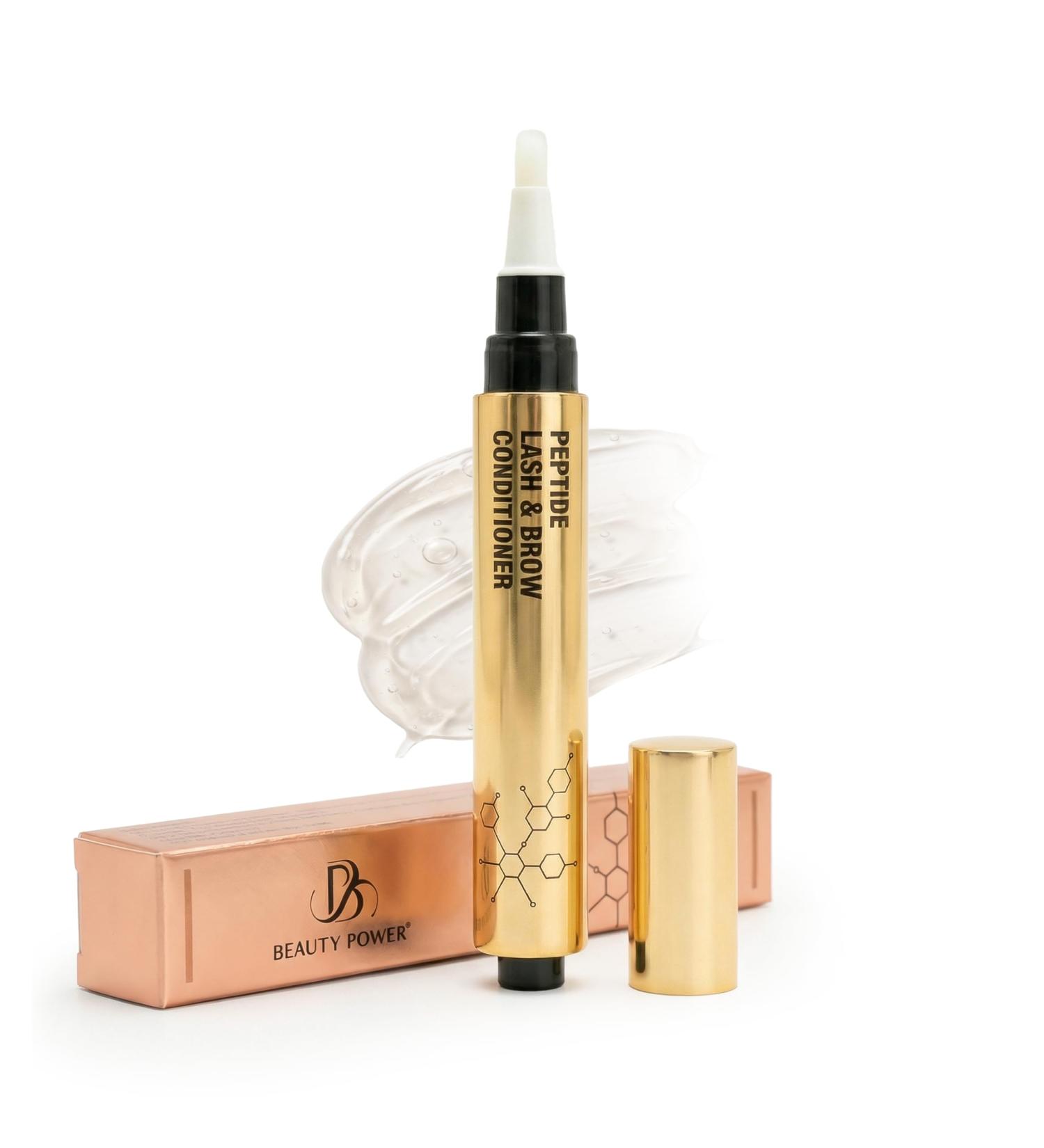 Beauty Power Eyebrow and Eyelash Conditioner 5 mL Lash and Brow Enhancer with Peptides Eyebrow Conditioner for Thicker Brows and Fuller-Looking Lashes - Buy Online on GoSupps.com
