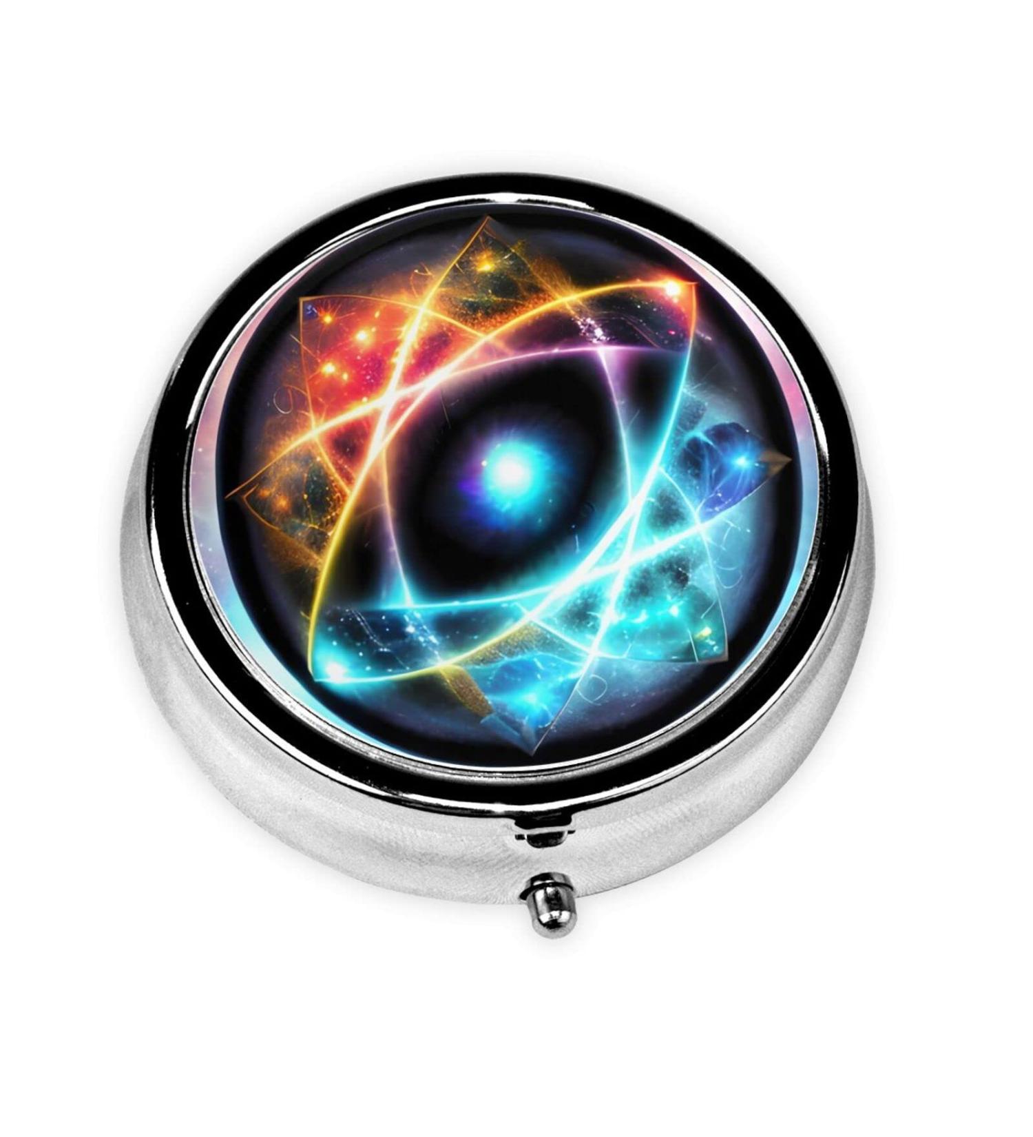 Wonderful Universeround 3 Compartment Pill Box Organizer - Portable Travel Pill Box for International Shipping - Buy Online on GoSupps.com