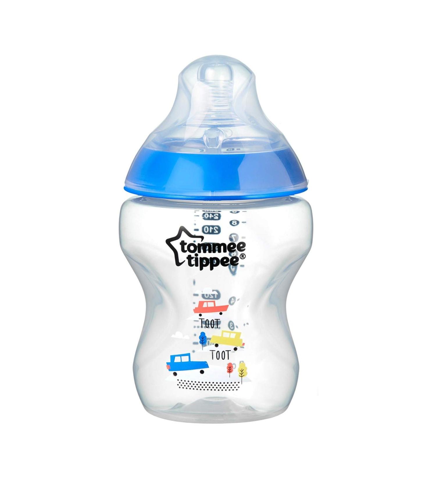 Tommee Tippee Ollie la Chouette 260ml Boy's Bottle - Closer to Nature Bottle - Buy Online on GoSupps.com