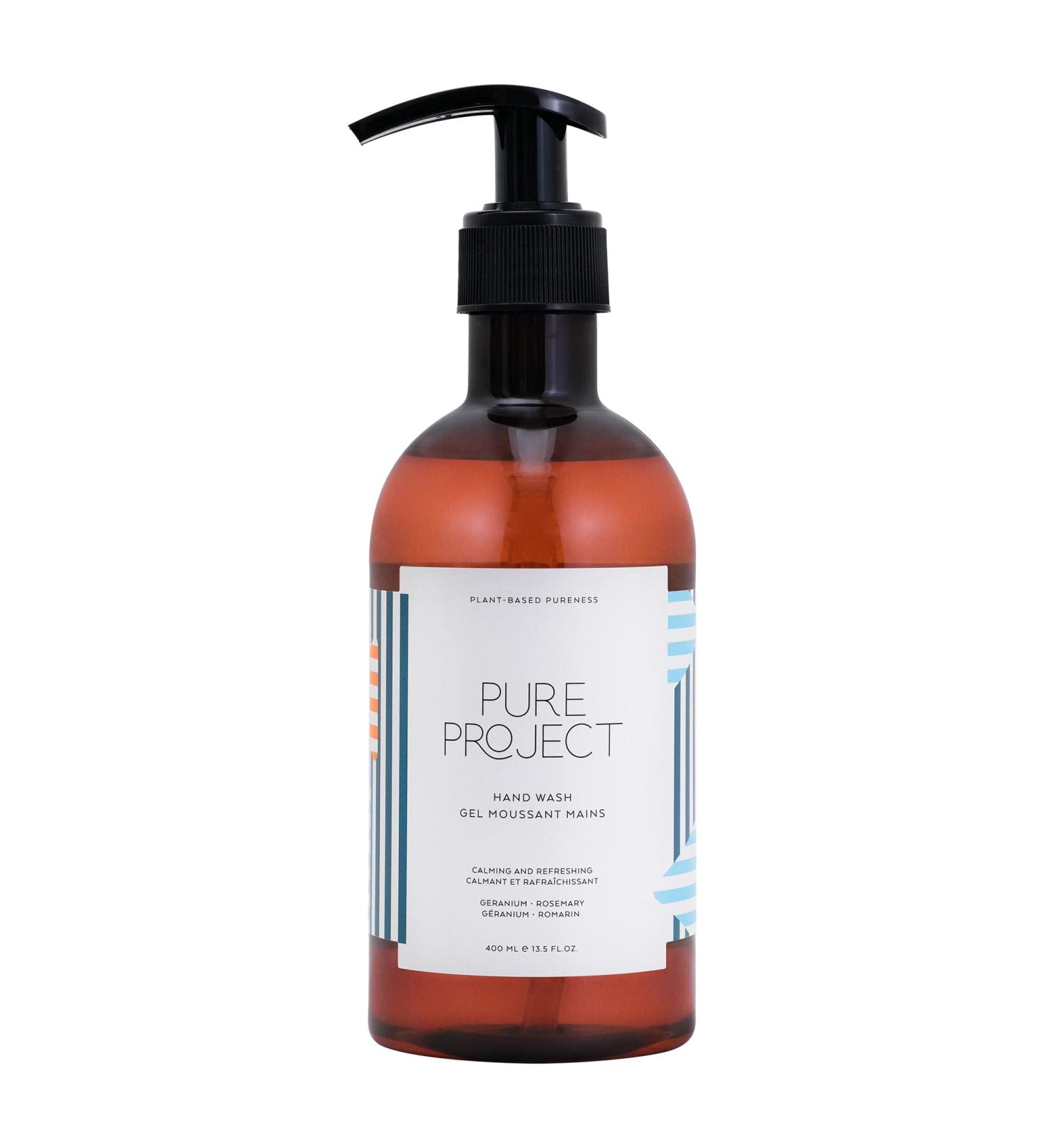 Pure Project Hand Wash - Geranium & Rosemary | Gentle & Natural Clean | International Shipping Available - Buy Online on GoSupps.com