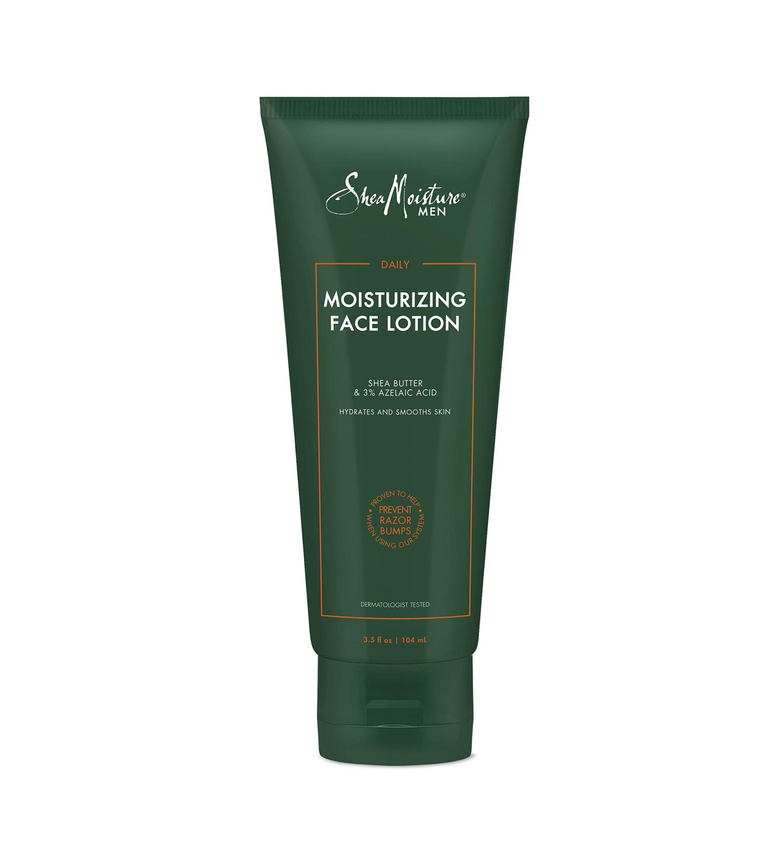 SheaMoisture Men Daily Moisturizing Face Lotion - Prevent Razor Bumps - 3.5 oz - Buy Online on GoSupps.com
