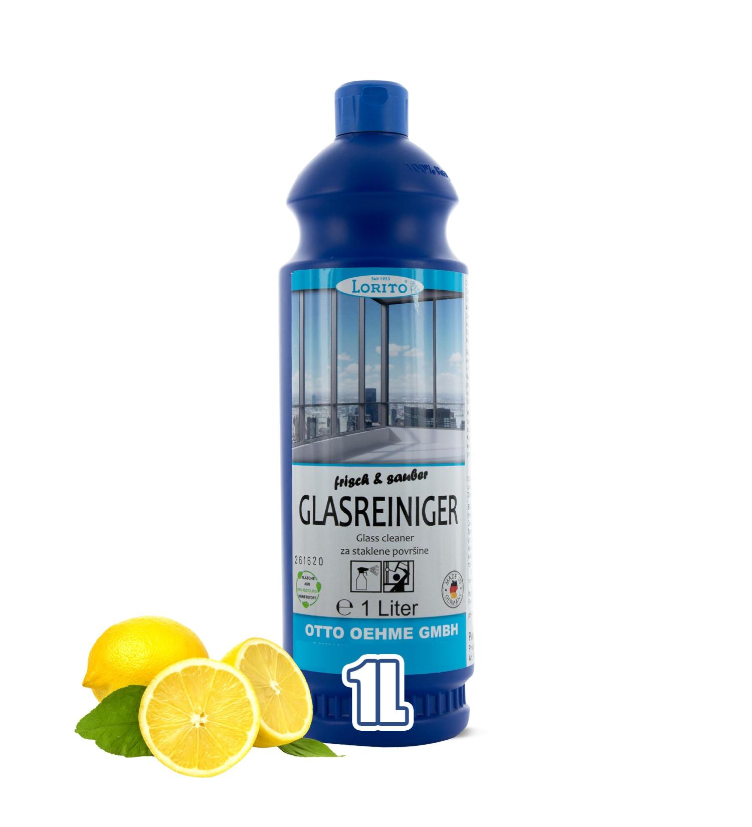 Buy Lorito Fresh & Clean Glass Cleaner - 1L Window & Surface Cleaner for Car & Home - Buy Online on GoSupps.com