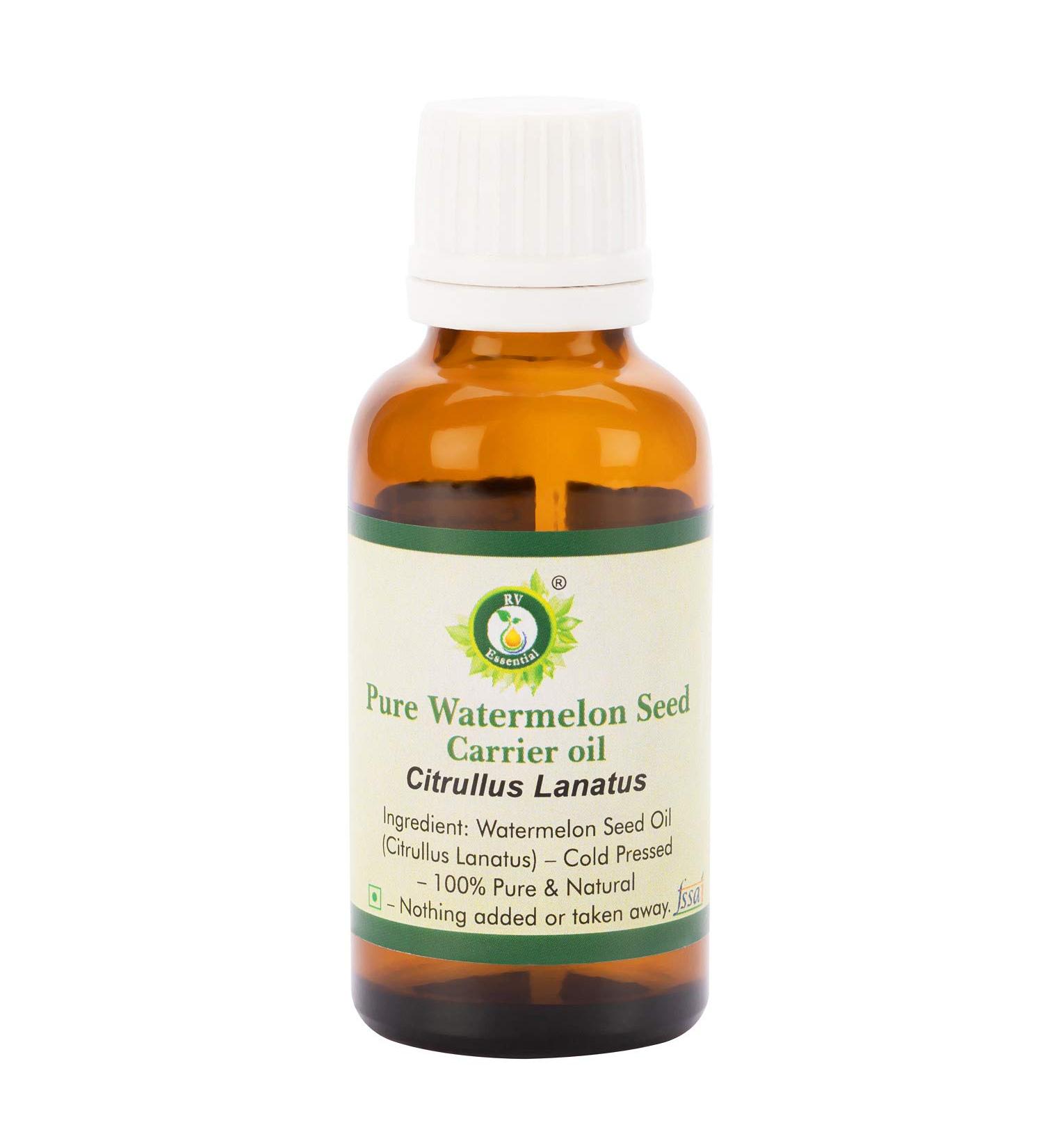 R V Essential Pure Watermelon Seed Carrier Oil 5ml 0169oz Citrullus Lanatus 100 pure and natural cold pressed Pure Watermelon Seed Carrier Oil