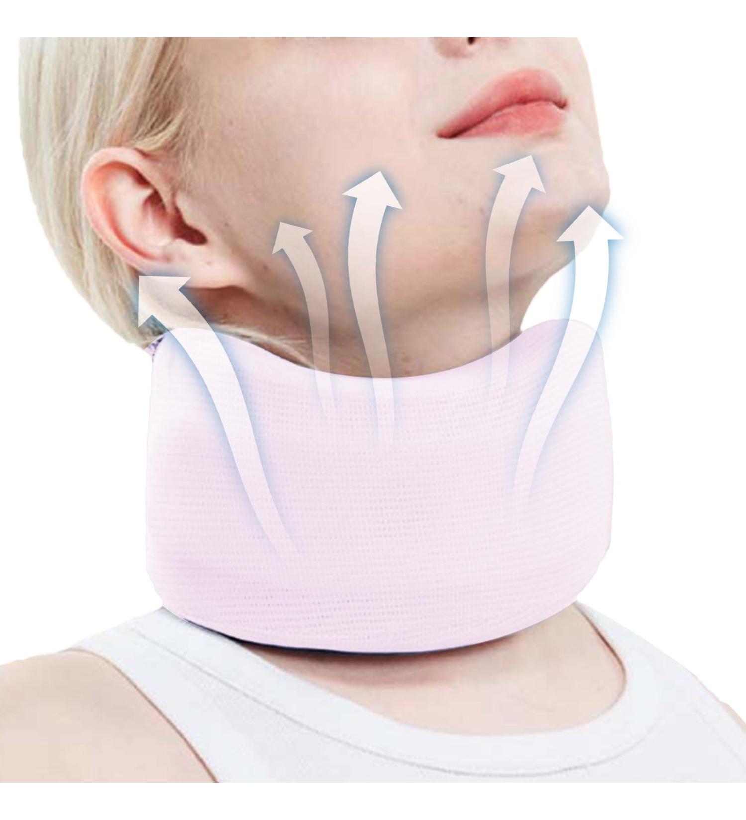 Cervical Neck Brace Adjustable Soft Neck Support Foam Brace - Soft Neck Support Brace for Sleeping Aligns & Stabilizes Vertebrae Ensures Stability for Women & Men Pink L - Buy Online on GoSupps.com