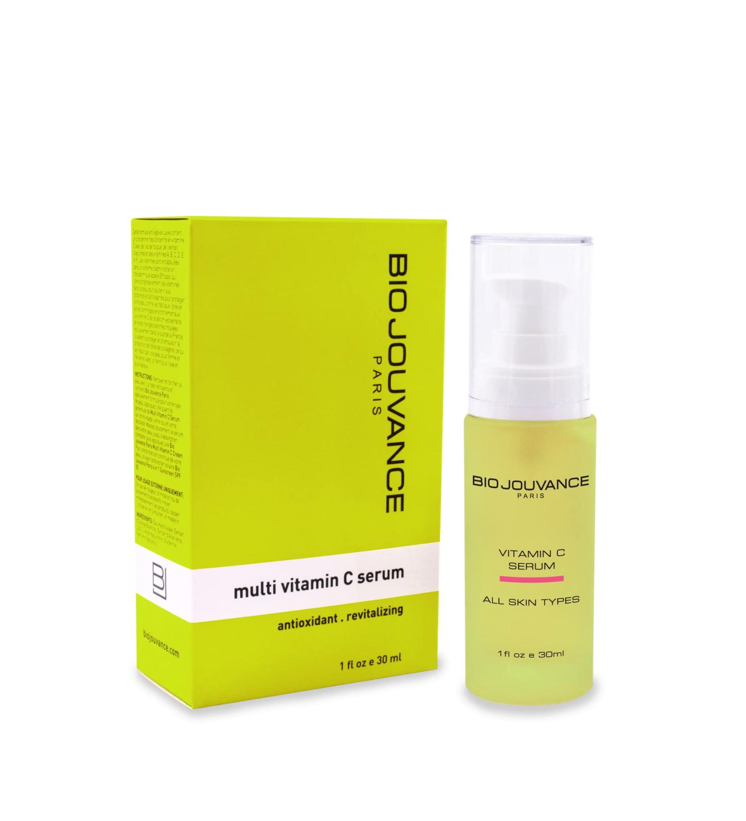 Multi Vitamin C Serum 1oz / 30ml - Skin Brightening Anti-Aging Highly Concentrated Made in France