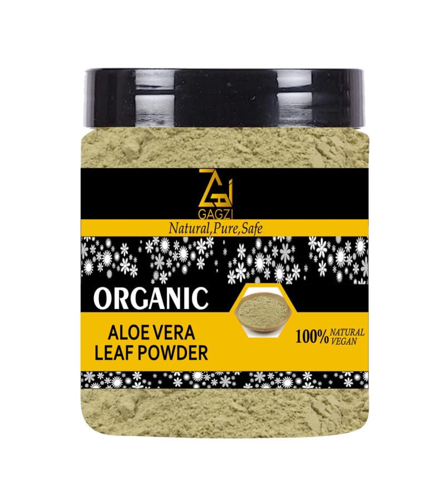 GAGZI Natural Aloe Vera Leaf Powder 9 Oz / 255.15 Gram (Pack of 1