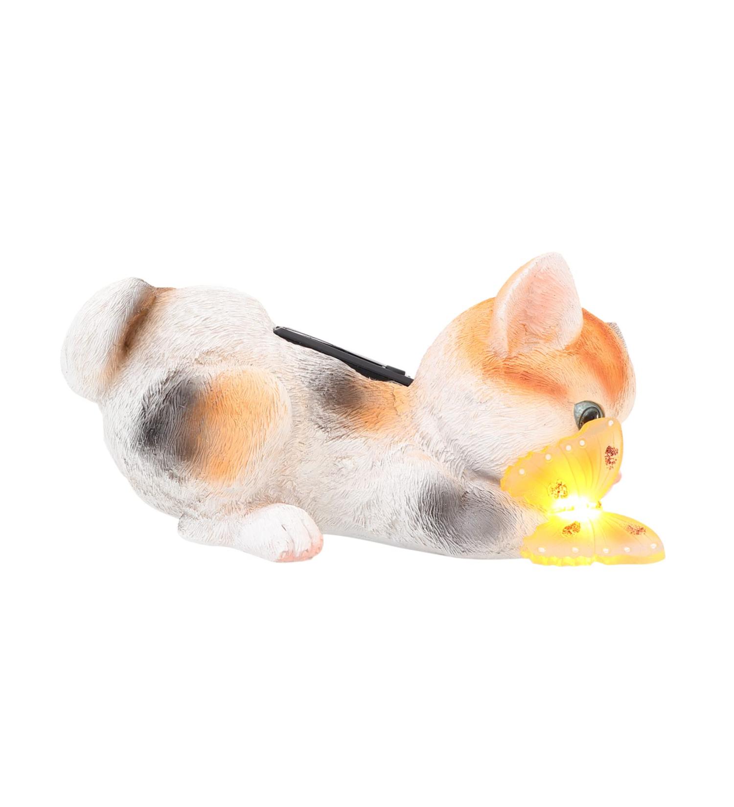 1pc Solar Ornament Garden Lights Decorative LED Outdoor Lights LED Light Decor Kawaii Cat Light Garden Adornment Solar LED Cat Outdoor Lamp Ornament Garden Solar Lamp Yellow Animal Light Gray 24x14cm - Buy Online on GoSupps.com