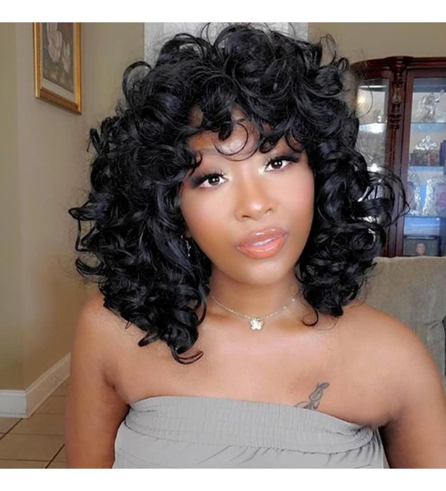 Niseyo NU Short Ocean Wave Crochet Hair 9 Inch 8 Packs - Synthetic Black Wavy Crochet Braids 1B(Natural Black) - Buy Online on GoSupps.com