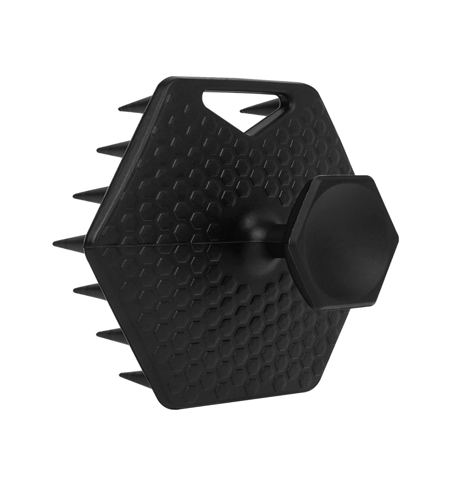 Linkidea Silicone Beard Scrubber | Facial Exfoliator & Deep Cleansing Beard Brush for Men - Black - Buy Online on GoSupps.com