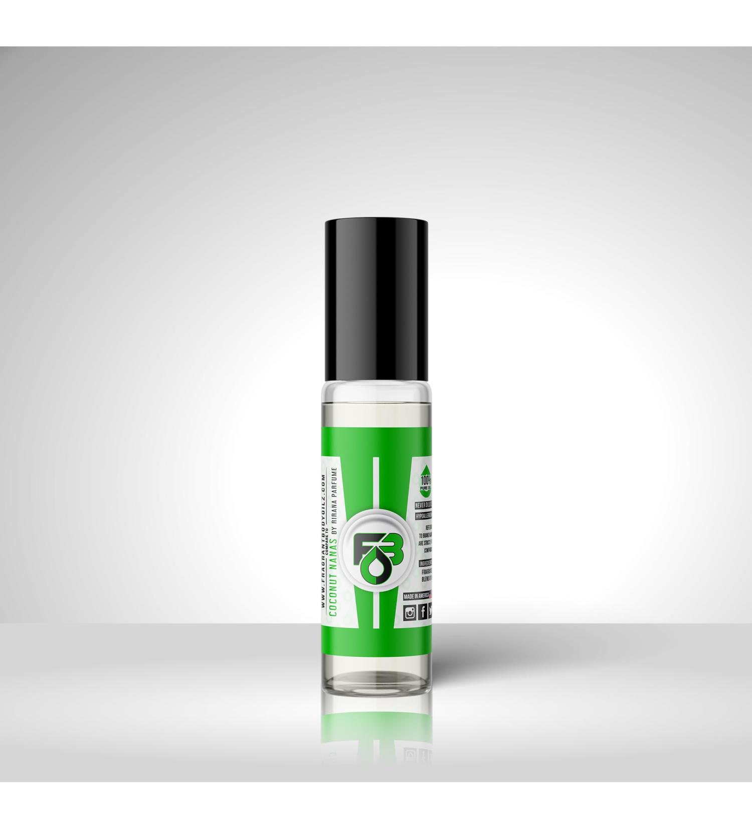 Impression of Coconut Nanas Unisex Body Oil Perfume Oil Perfume Cologne Fragrance Uncut Undiluted No alcohol 100% Pure Oil
