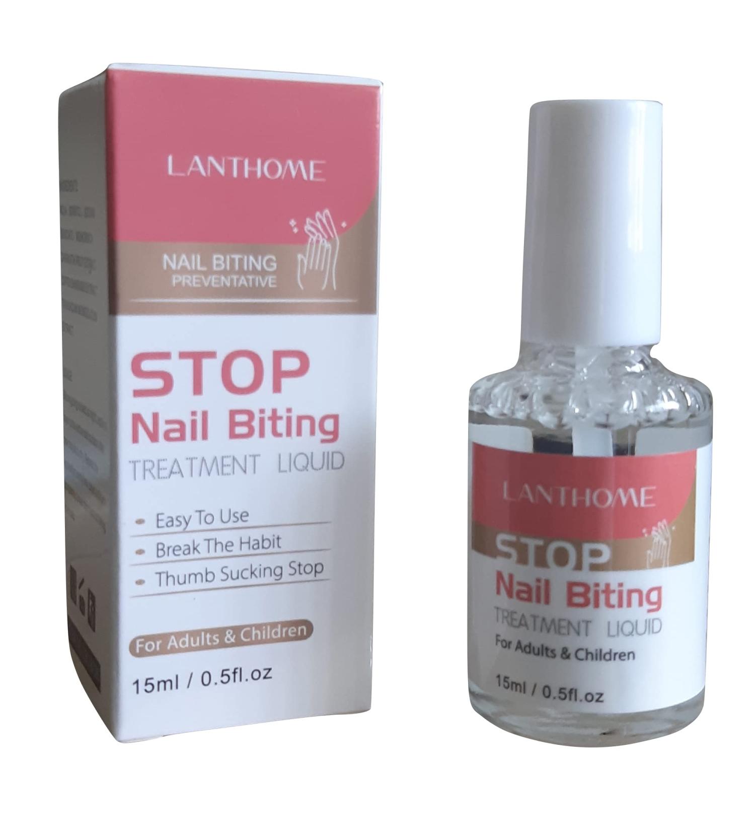 Stop Nail Biting & Thumb Sucking Solution - Break the Habit - 15ml for Adults & Children - Buy Online on GoSupps.com