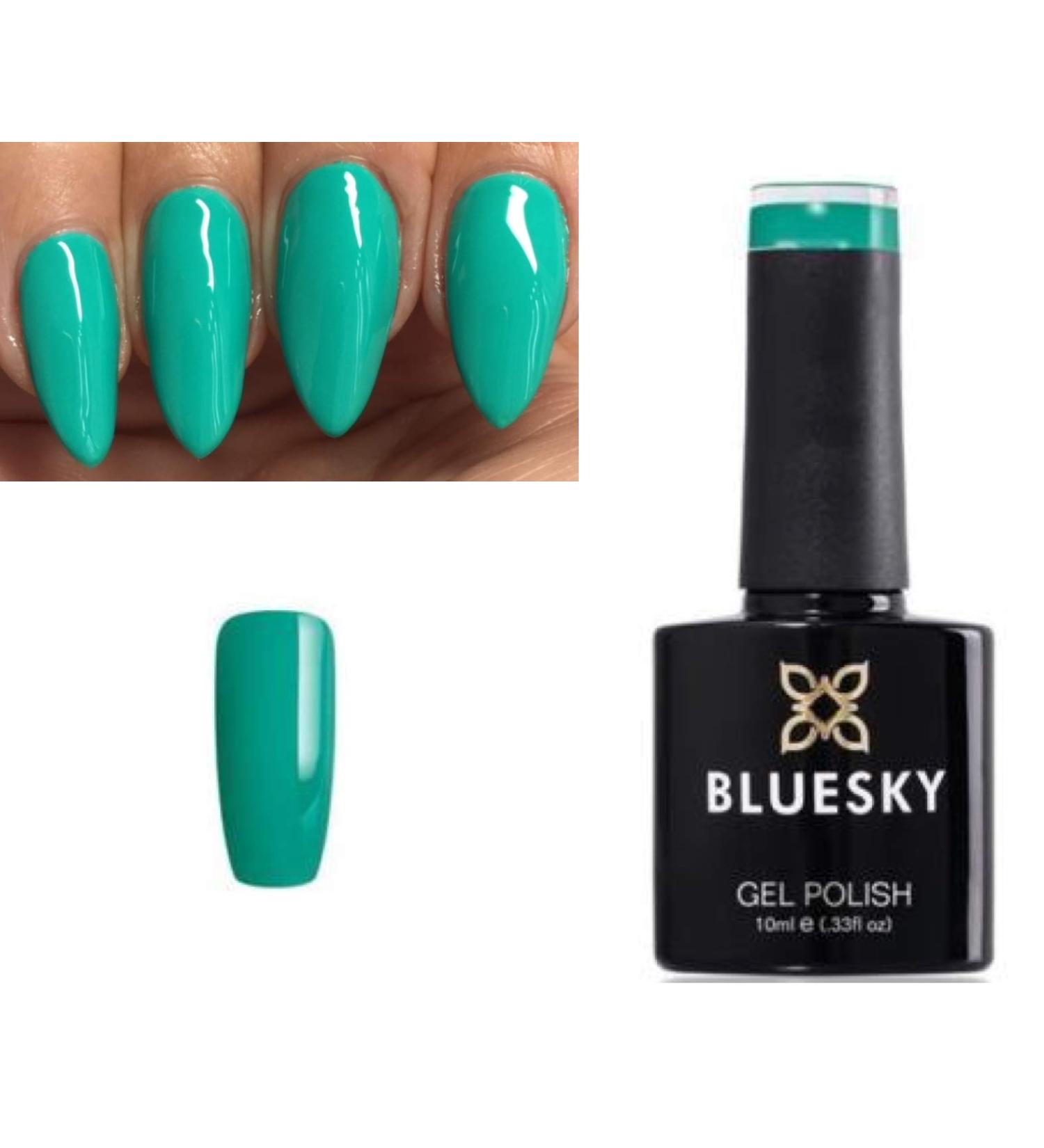 Bluesky Gel Nail Polish GREEN Spring Summer Color Summer Vibes Green Arcadia SV01 Nail UV LED Soak OFFER PRICE - Buy Online on GoSupps.com