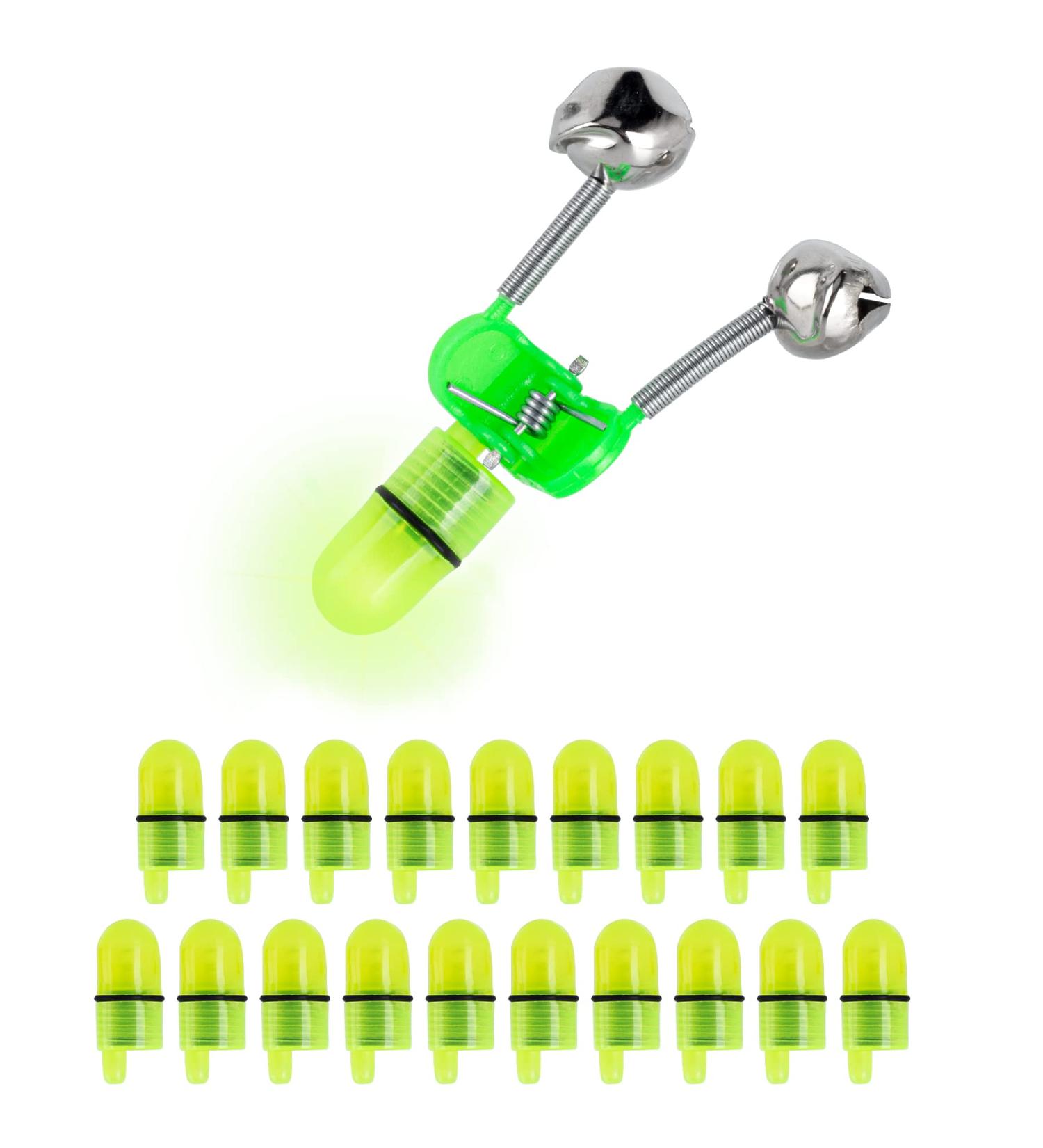 OHOH 20 PCS LED Fishing Light - Waterproof Bite Alarm Replacement Bulb for Night Fishing - Green Light - Buy Online on GoSupps.com