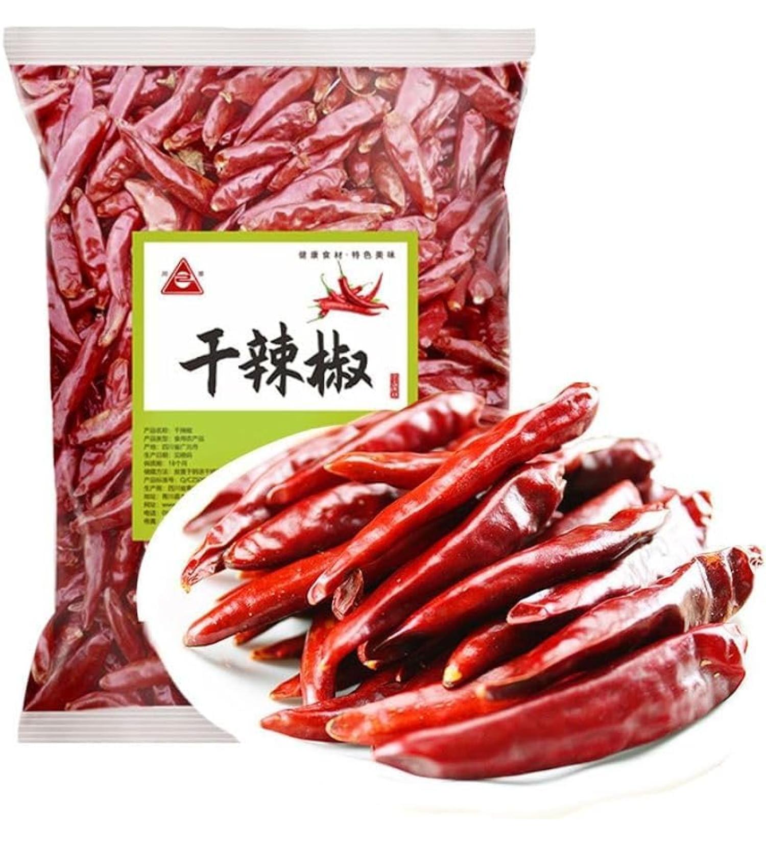 Dried chili pepper stir-fry seasoning crispy spicy snacks (100/200/500g) pepper red chili sauce side dishes and vegetables Chinese special dipping sauce Spicy snack ingredients (500g) - Buy Online on GoSupps.com