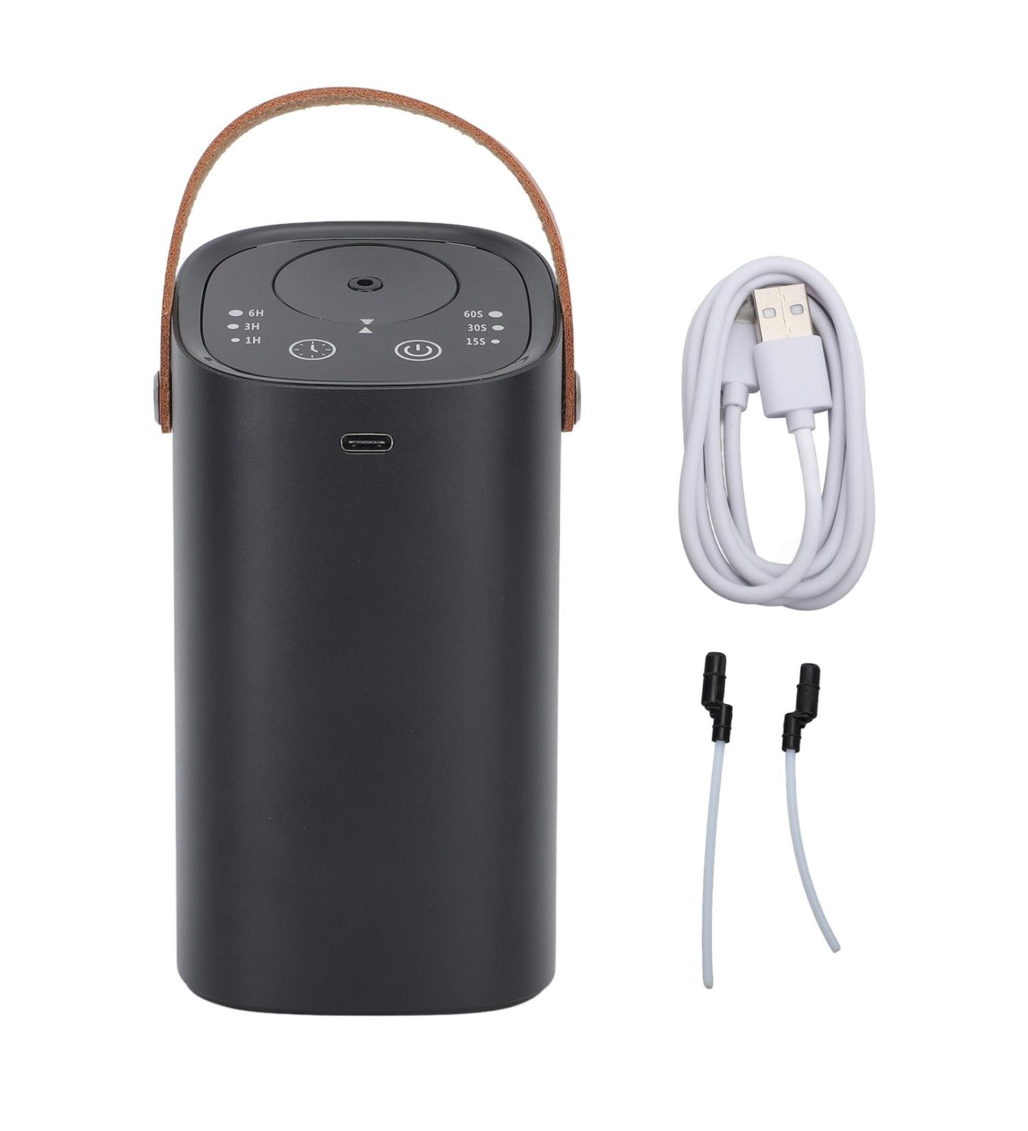 Jiawu Waterless Essential Oil Diffuser - Intelligent Touchscreen USB Charging Wireless & Portable Aroma Autofusor - Buy Online on GoSupps.com