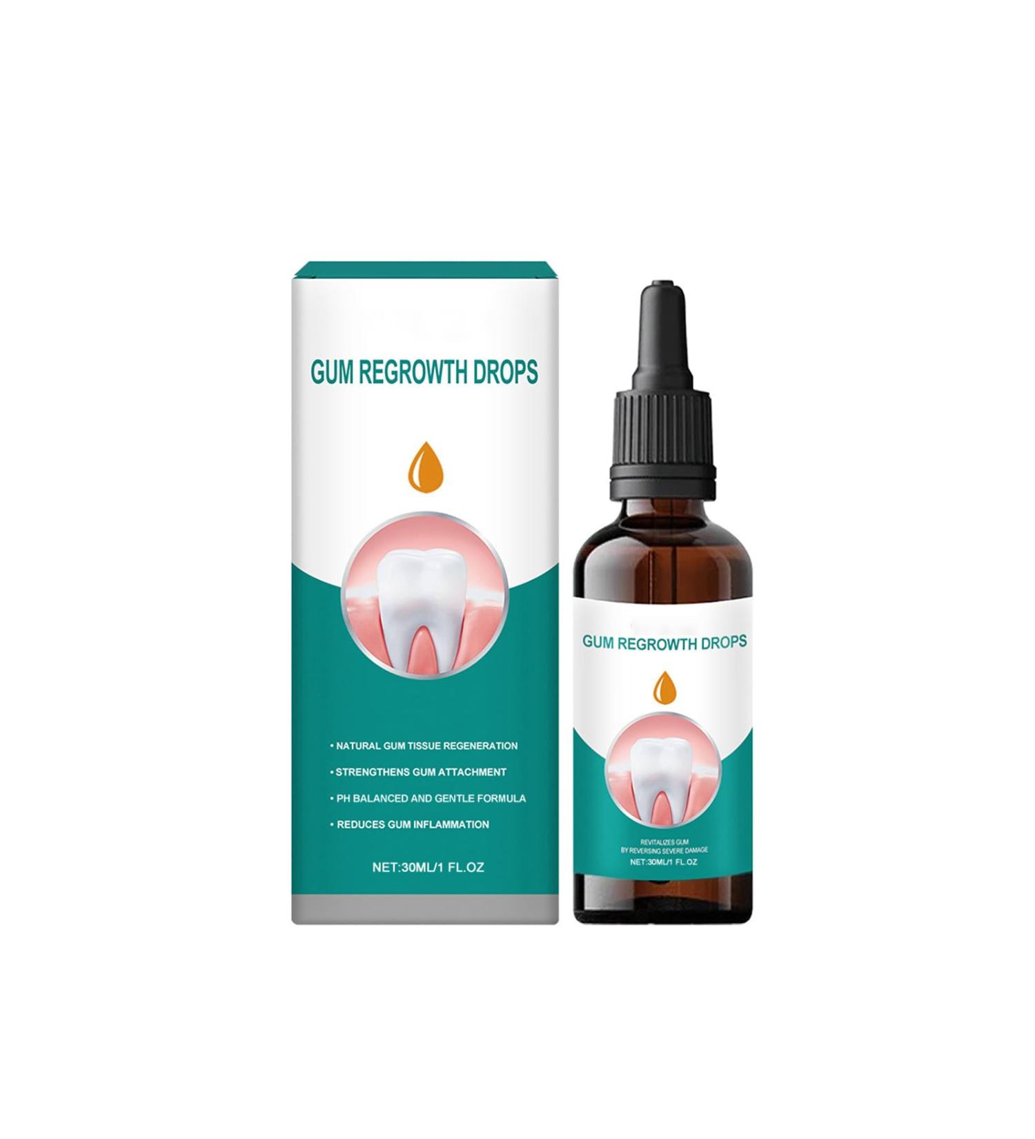 GNAUMORE Gum Growth Drops Gum Regeneration Drops Dental Care Protection For Everyone 30ml - Buy Online on GoSupps.com
