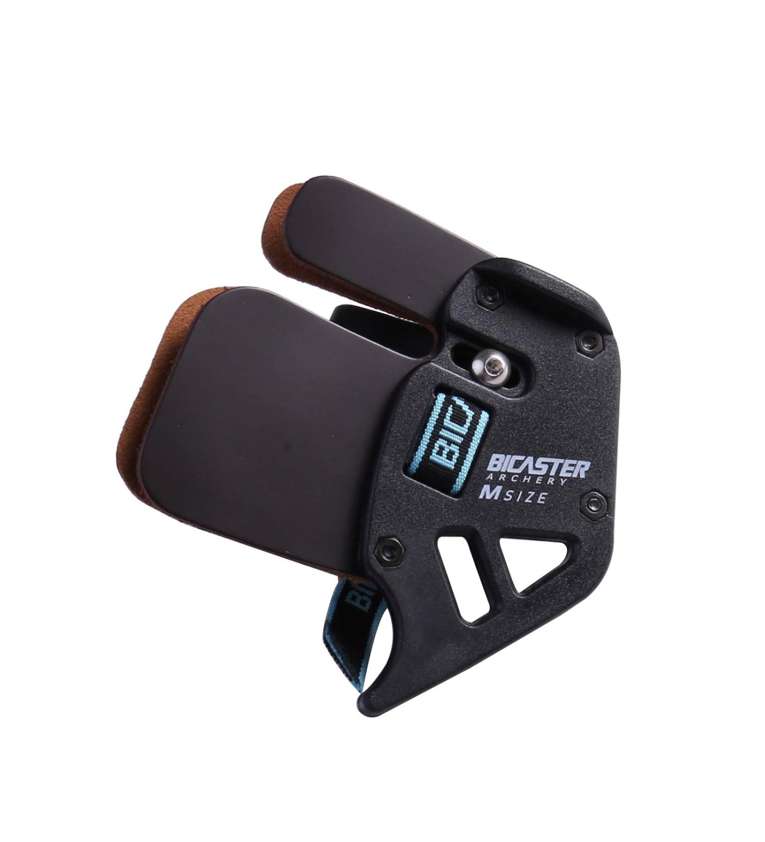 Bicaster Genuine Leather RH Archery Finger Tab - Black Medium - Buy Online on GoSupps.com