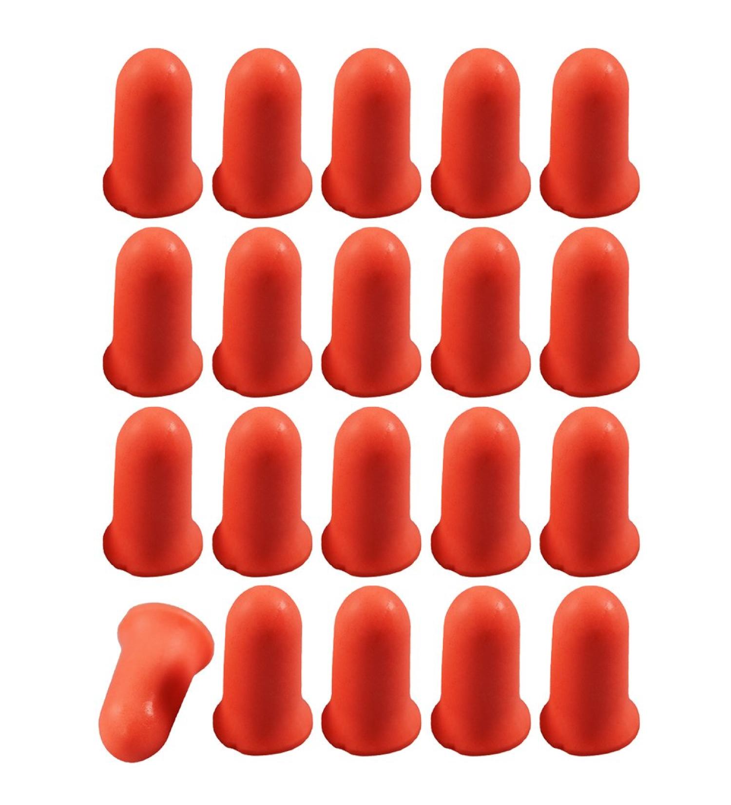 com-four Elastic Polymer Foam Ear Plugs - 20 Pack | Superior Comfort & Noise Reduction for International Shipping - Buy Online on GoSupps.com