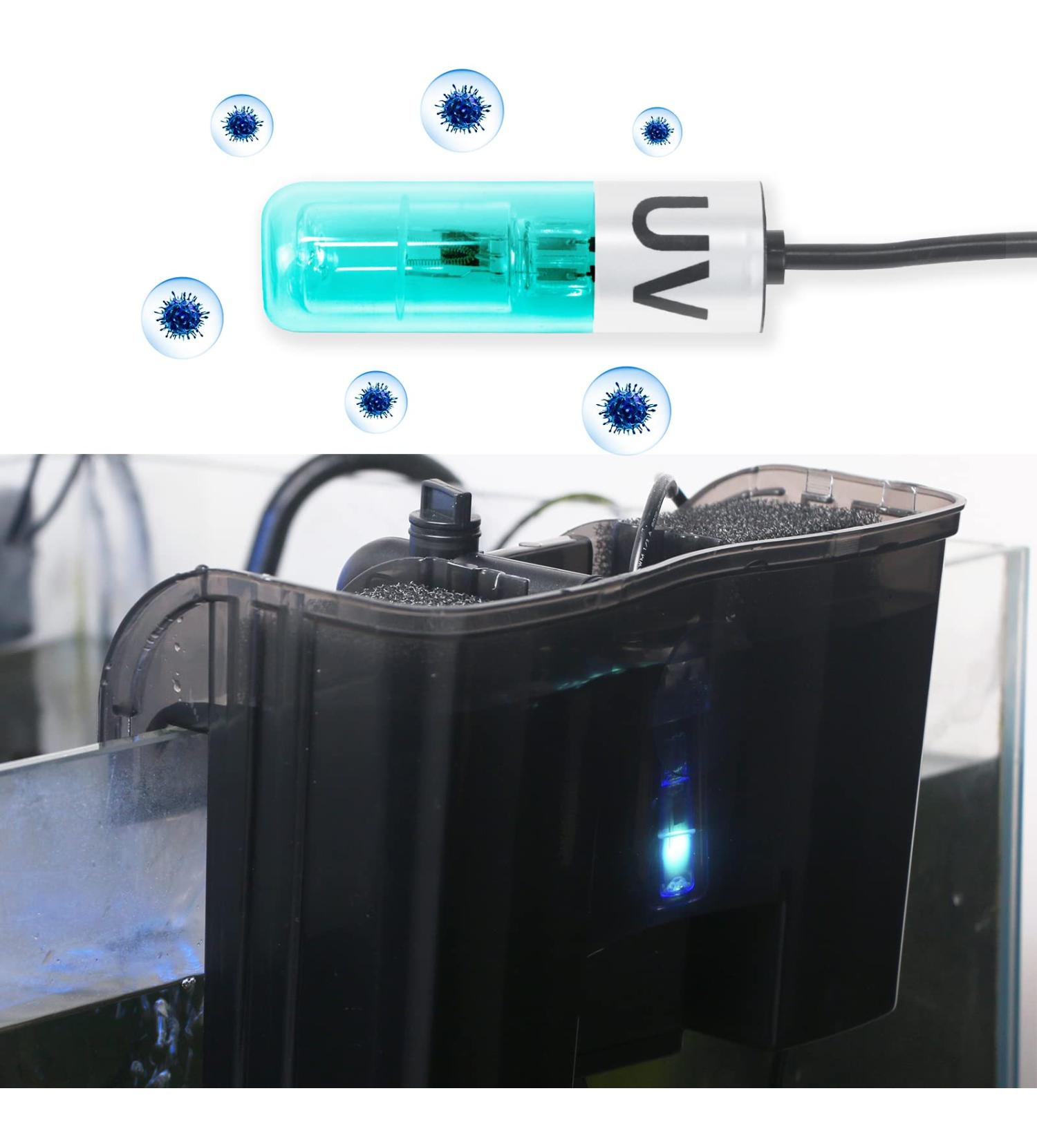 Green Killing Machine 3W Aquarium Lamp - Clear Cloudy Brown Water, Waterproof for Fish Tank and Pond - Buy Online on GoSupps.com