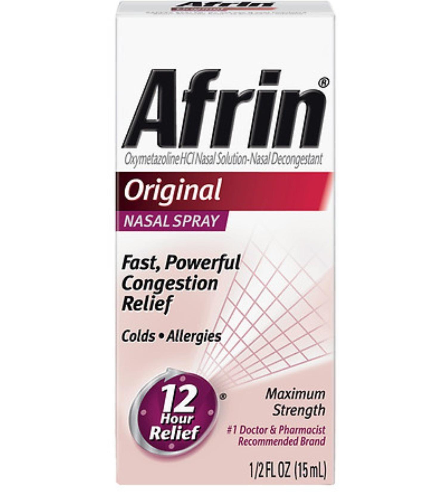 Afrin Nasal Spray Original 15 mL (Pack of 11)