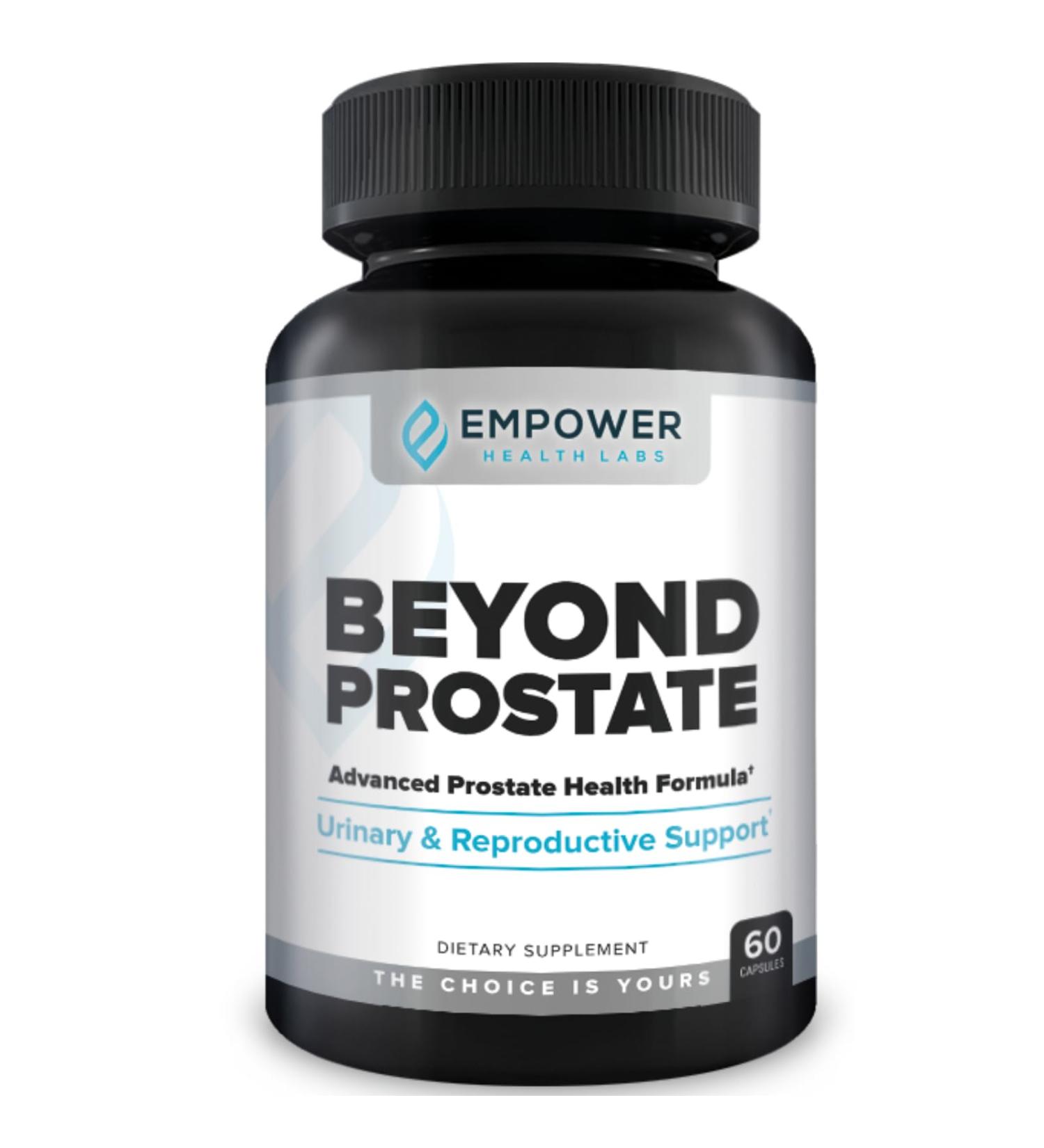 Empower Health Beyond Prostate Supplement Prostate Health Support with Saw Palmetto Zinc Red Raspberry and Stinging Nettle Urinary and Prostate Wellness Complex 60 Capsules - Buy Online on GoSupps.com