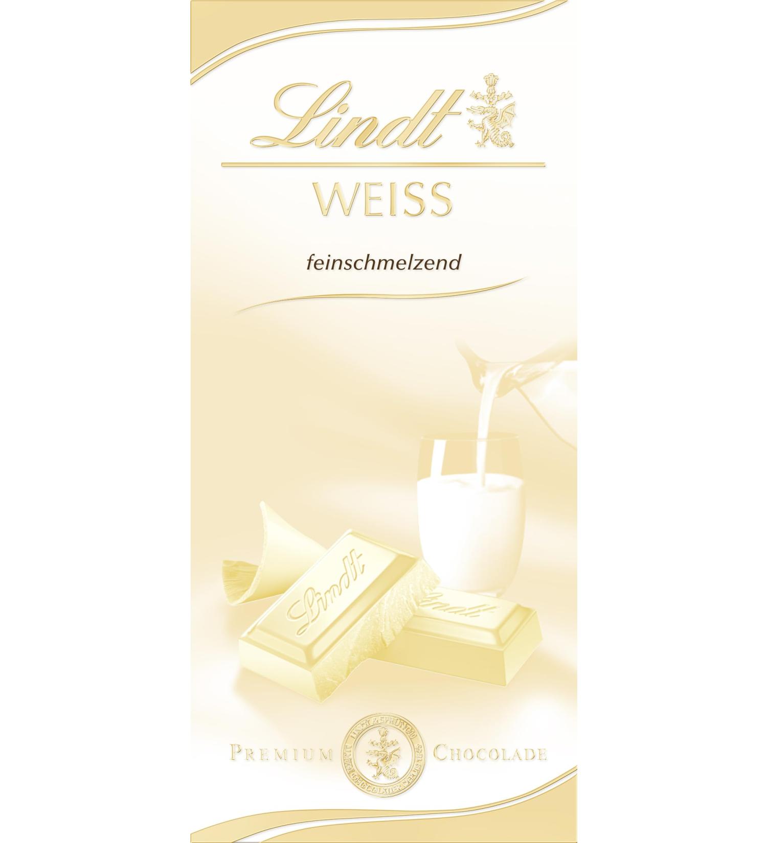  Lindt Lindt White Chocolate | 100g Table | Fine Melting White Chocolate | Chocolate Table | Chocolate Gift - Buy Online on GoSupps.com