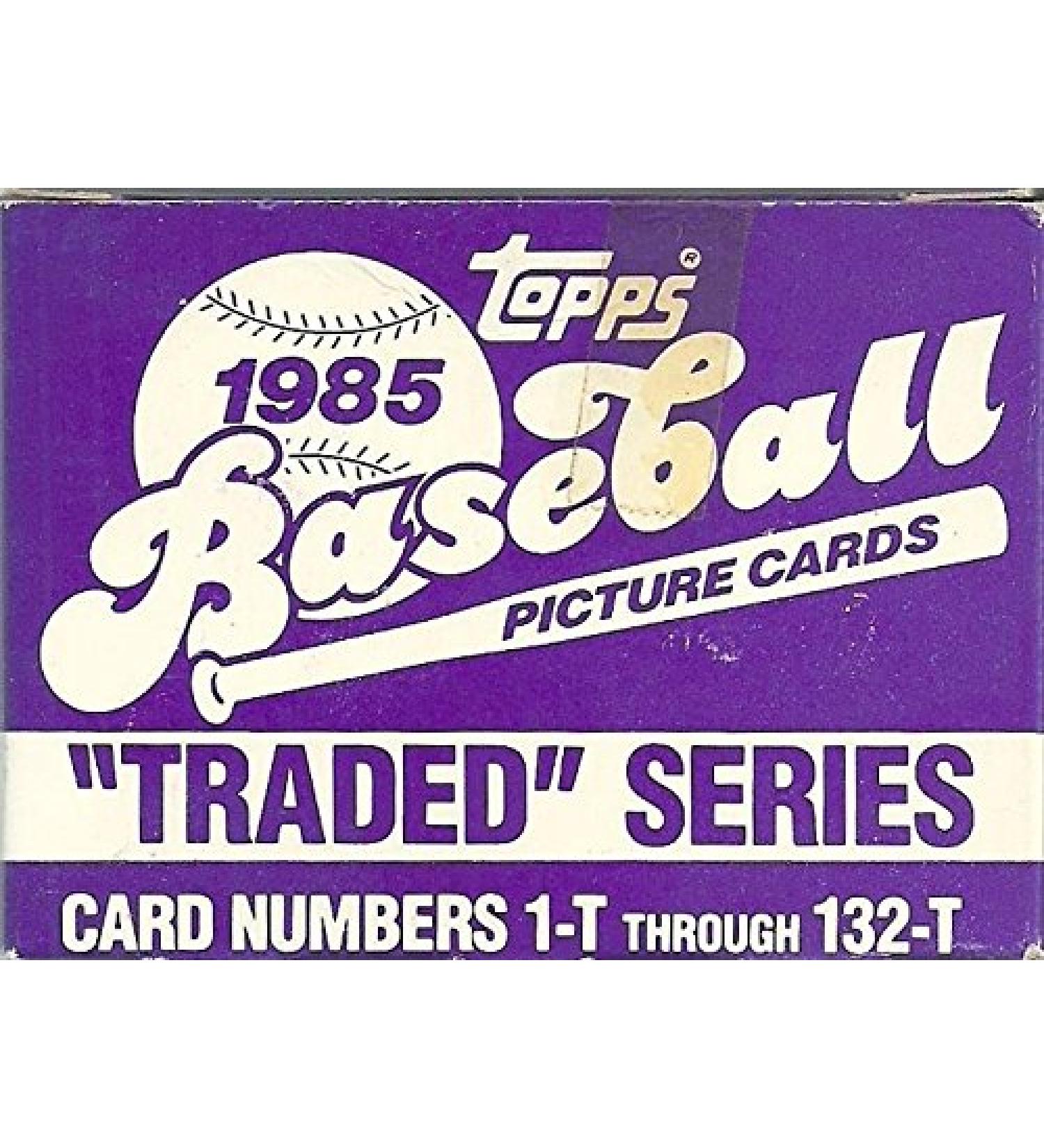 1985 Topps Traded Complete Set M (Mint) - Limited Edition Baseball Cards - Buy Online on GoSupps.com