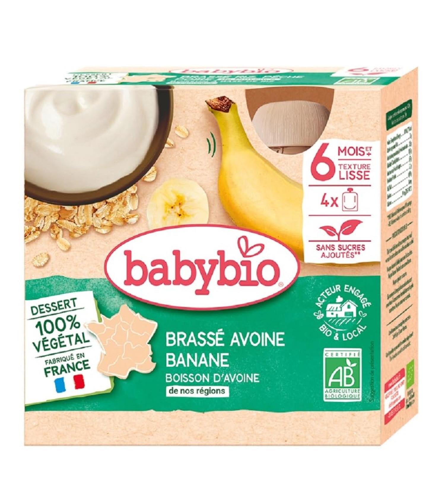 BabyBio Brewed Banana Oatmeal Bottle Vegan 340g - Buy Online on GoSupps.com