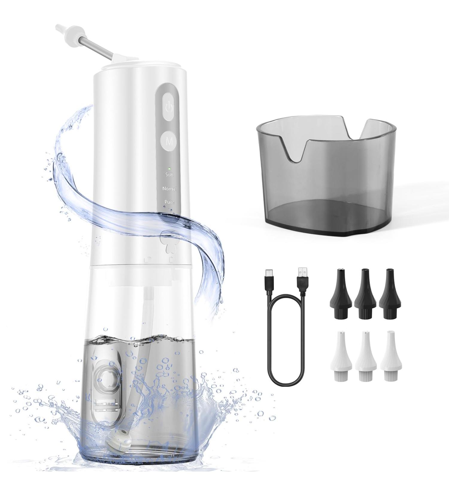 Buy Ear Wax Removal Kit - Water Powered Cleaner with 6 Tips & 3 Pressure Modes Safe & Effective IPX7 Waterproof USB-C Rechargeable - Buy Online on GoSupps.com