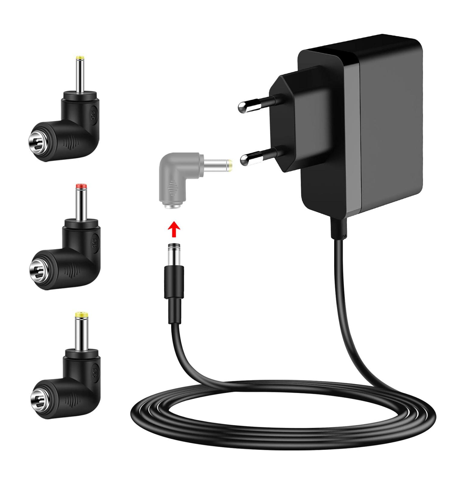 Merom 6V 2A Charging Cable Power Supply for Philips Avent Babyphone SCD505 SCD501 SCD560 - Compatible Charger with 3 Tips for Parents & Baby Units - Buy Online on GoSupps.com