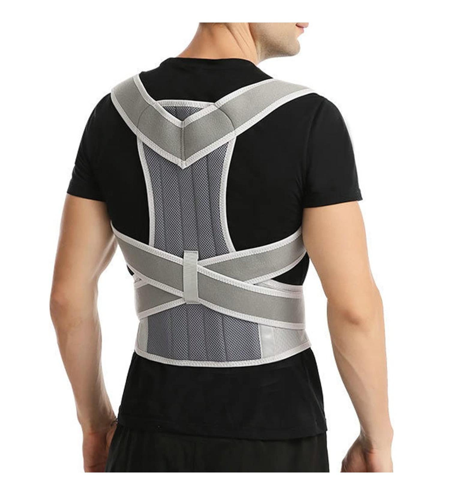 DFHBFG Back Posture Corrector Belt for Men & Women - Anti-Hunchback Support - X-Large Gray - Buy Online on GoSupps.com