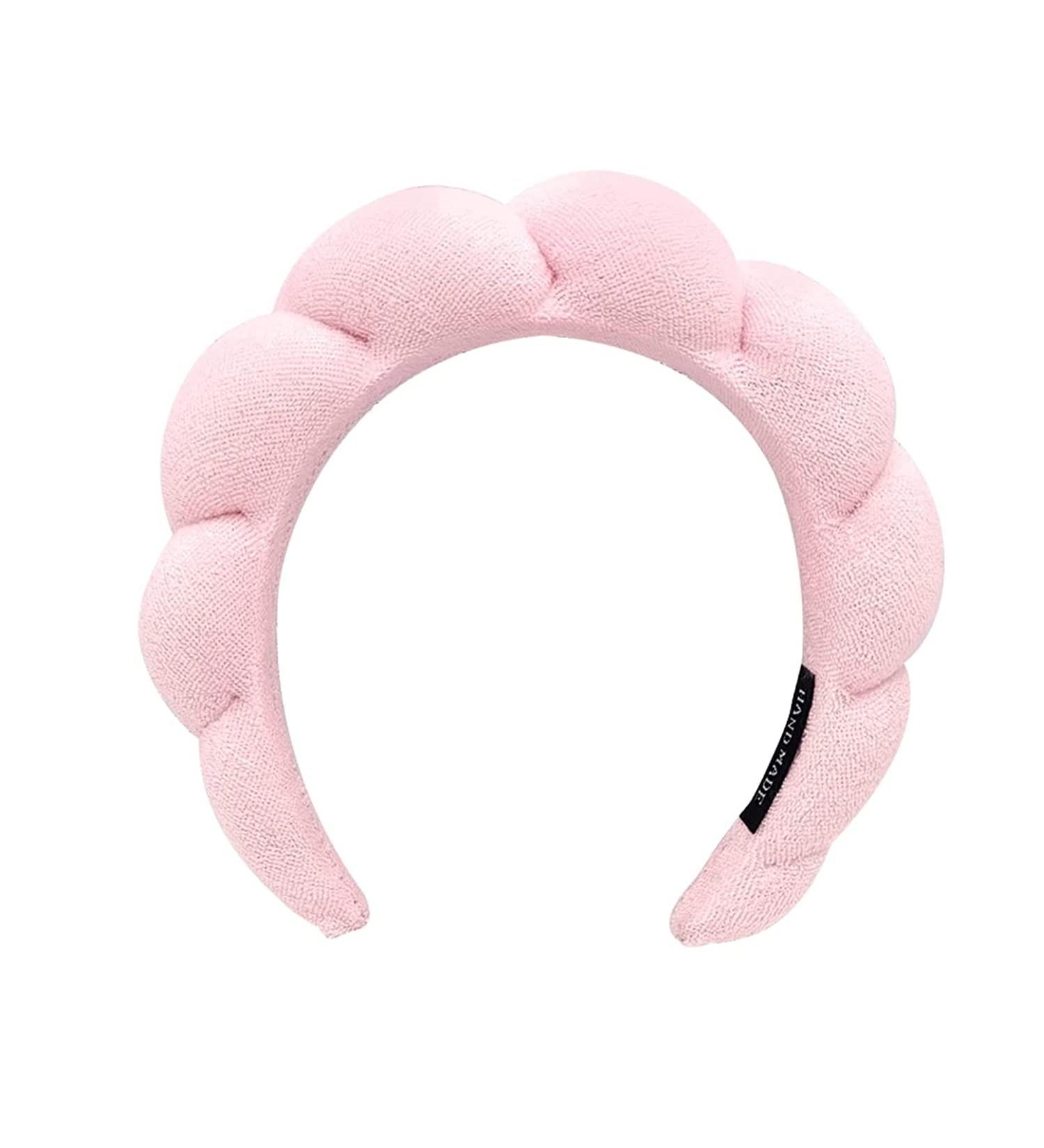 BLAISTER Spa Headband for Women - Soft Makeup and Facial Washing Headband - Cute Pink Hairband for Shower - Buy Online on GoSupps.com