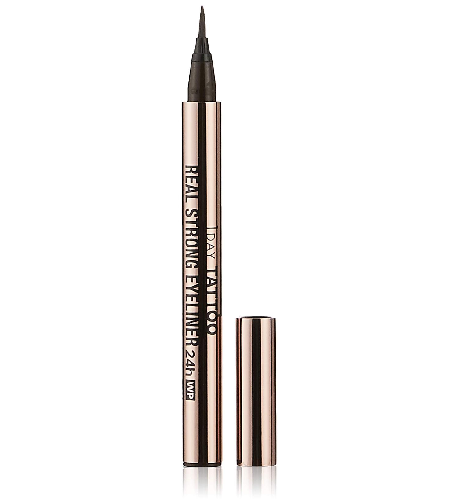 K-Palette Waterproof Liquid Eyeliner - Real Strong Deep Brown | Imported from Japan - Buy Online on GoSupps.com