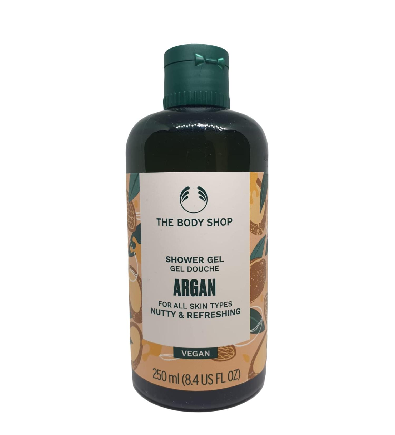 TheBodyShop Argan Bath and Shower Gel for All Skin Types 250 ml - Buy Online on GoSupps.com