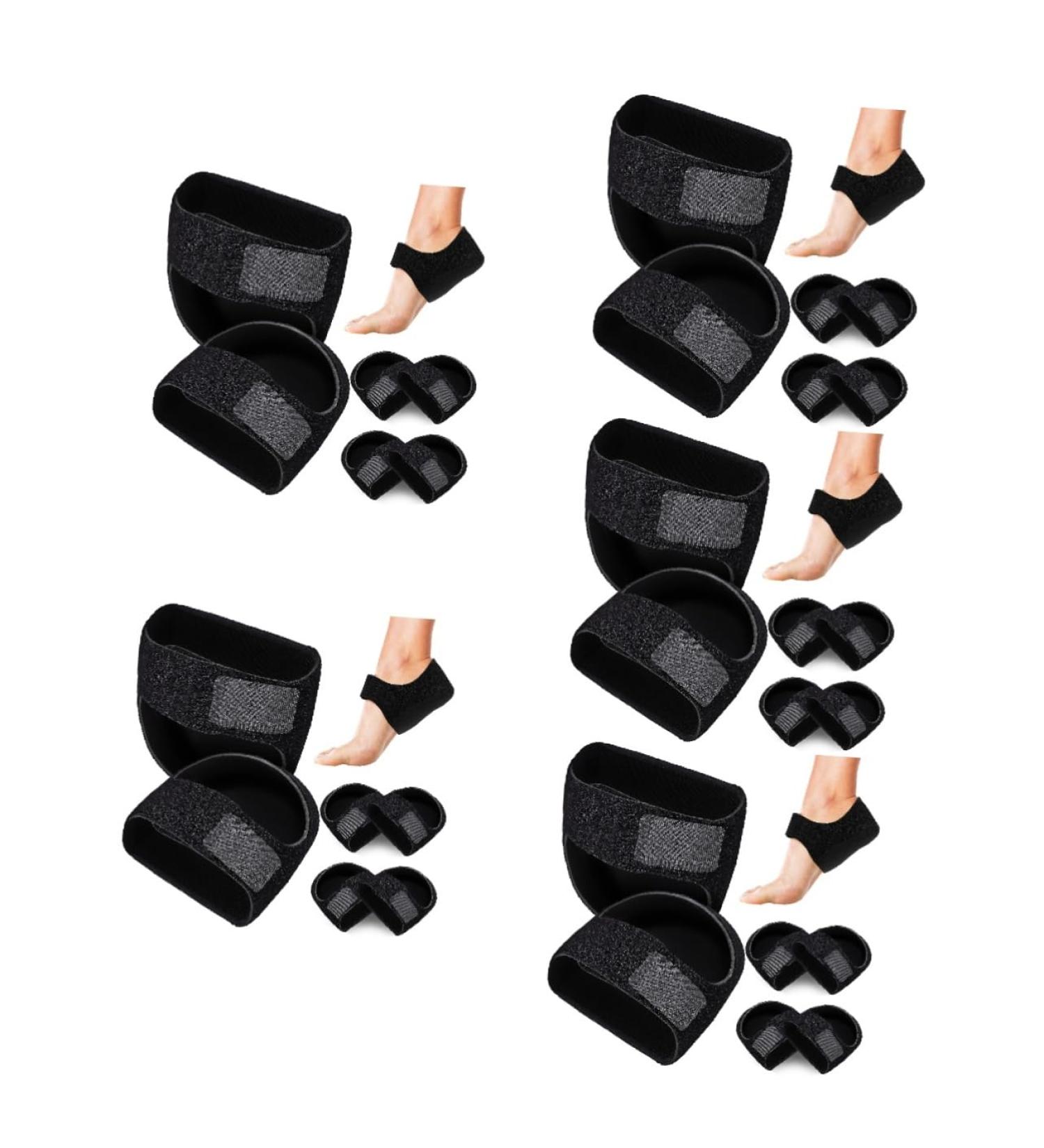 GLEAVI 15 Pairs Heel Protector Cushions - Moisturizing Heel Sleeves for Cracked Heels & Foot Health - Effective Plantar Support Socks - Buy Online on GoSupps.com