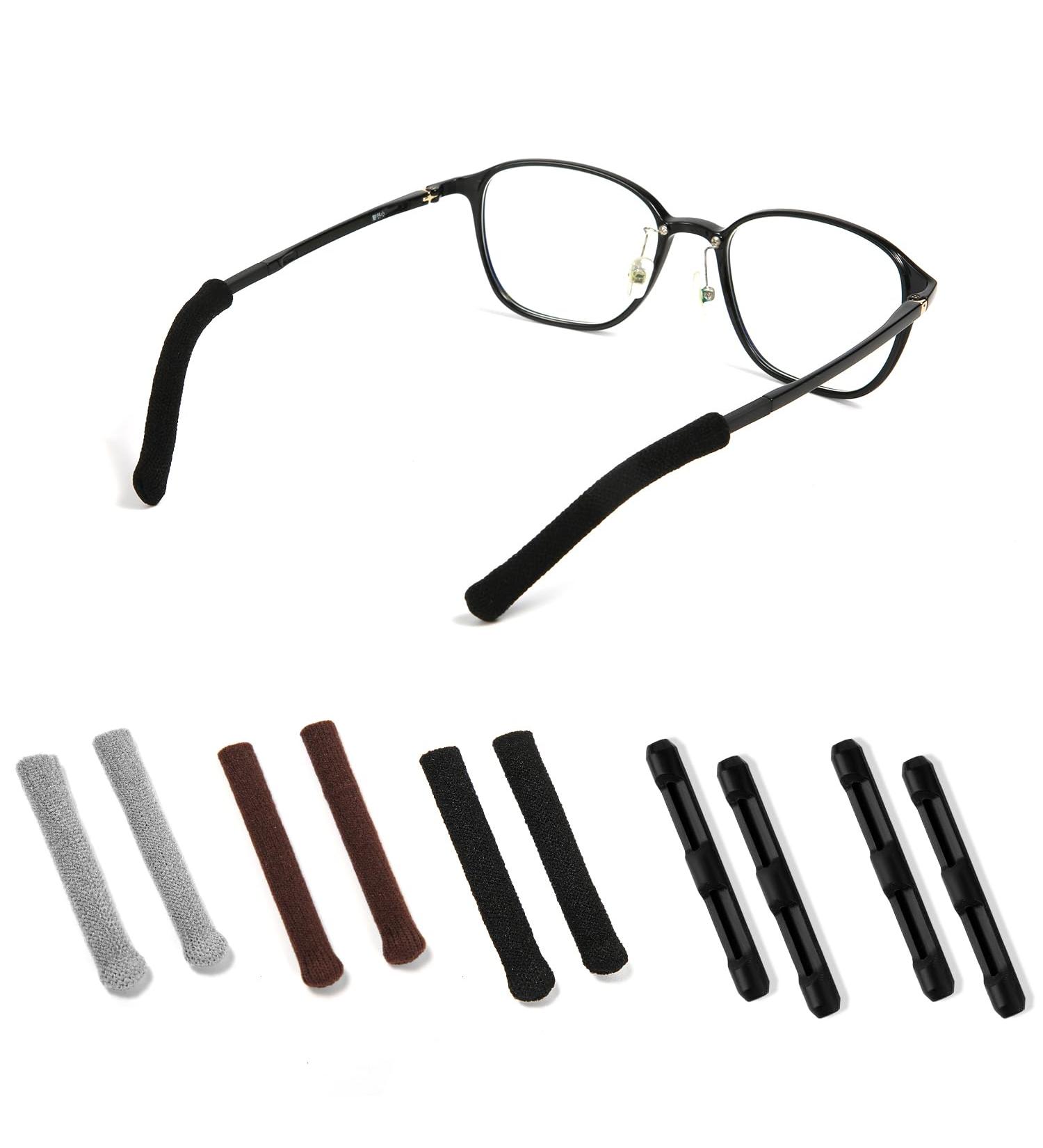 Boxob 5 Pairs of Sunglasses Ear Pads & Knitted Arm Covers - Multi-Colored Silicone Protectors for Glasses & Reading Glasses - International Shipping Available - Buy Online on GoSupps.com