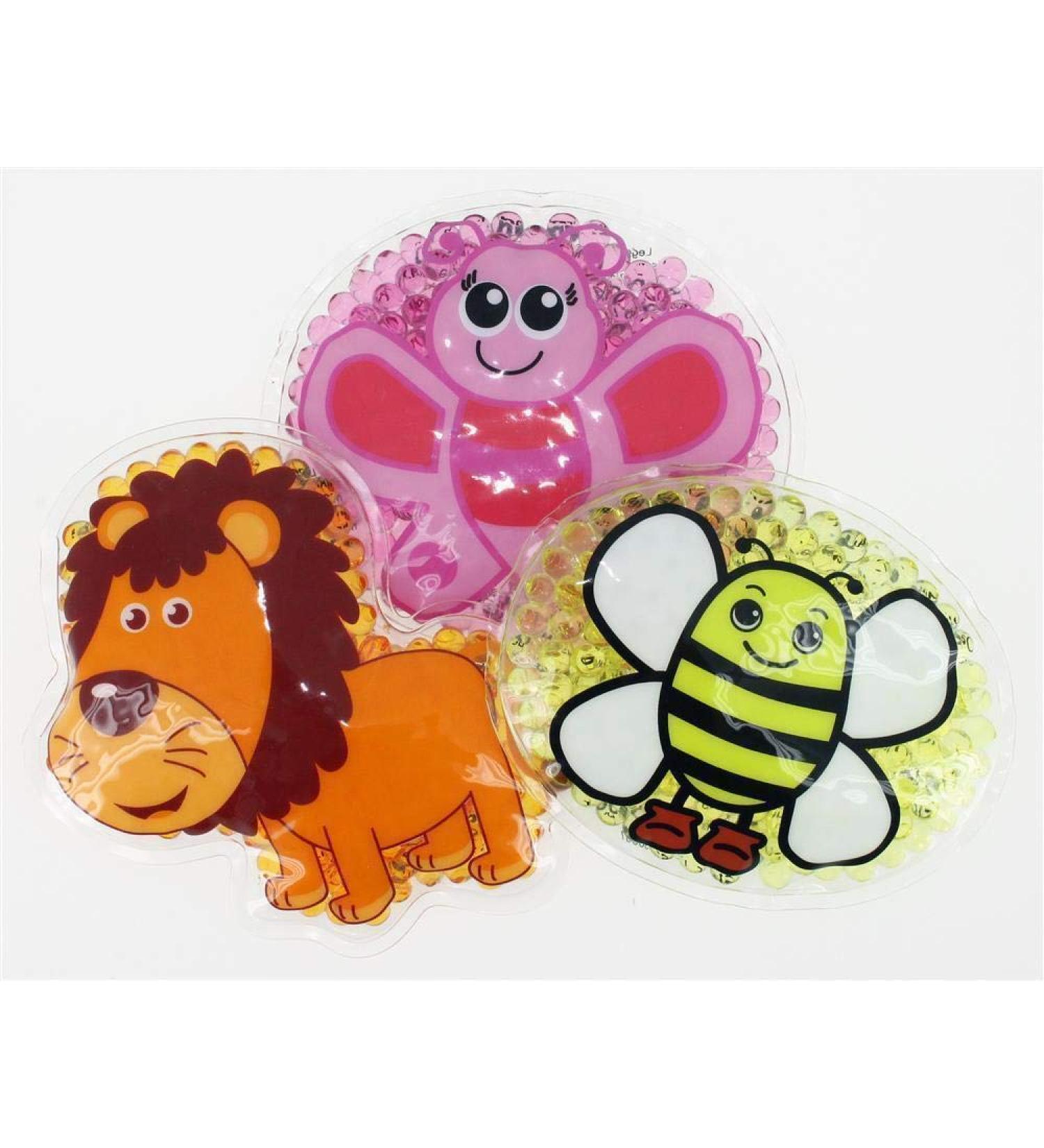 3-in-1 Cooling Pads for Kids - Lion Butterfly Bee Heat Pad Multiple Compress Warm & Cool Animal Motif - Buy Online on GoSupps.com
