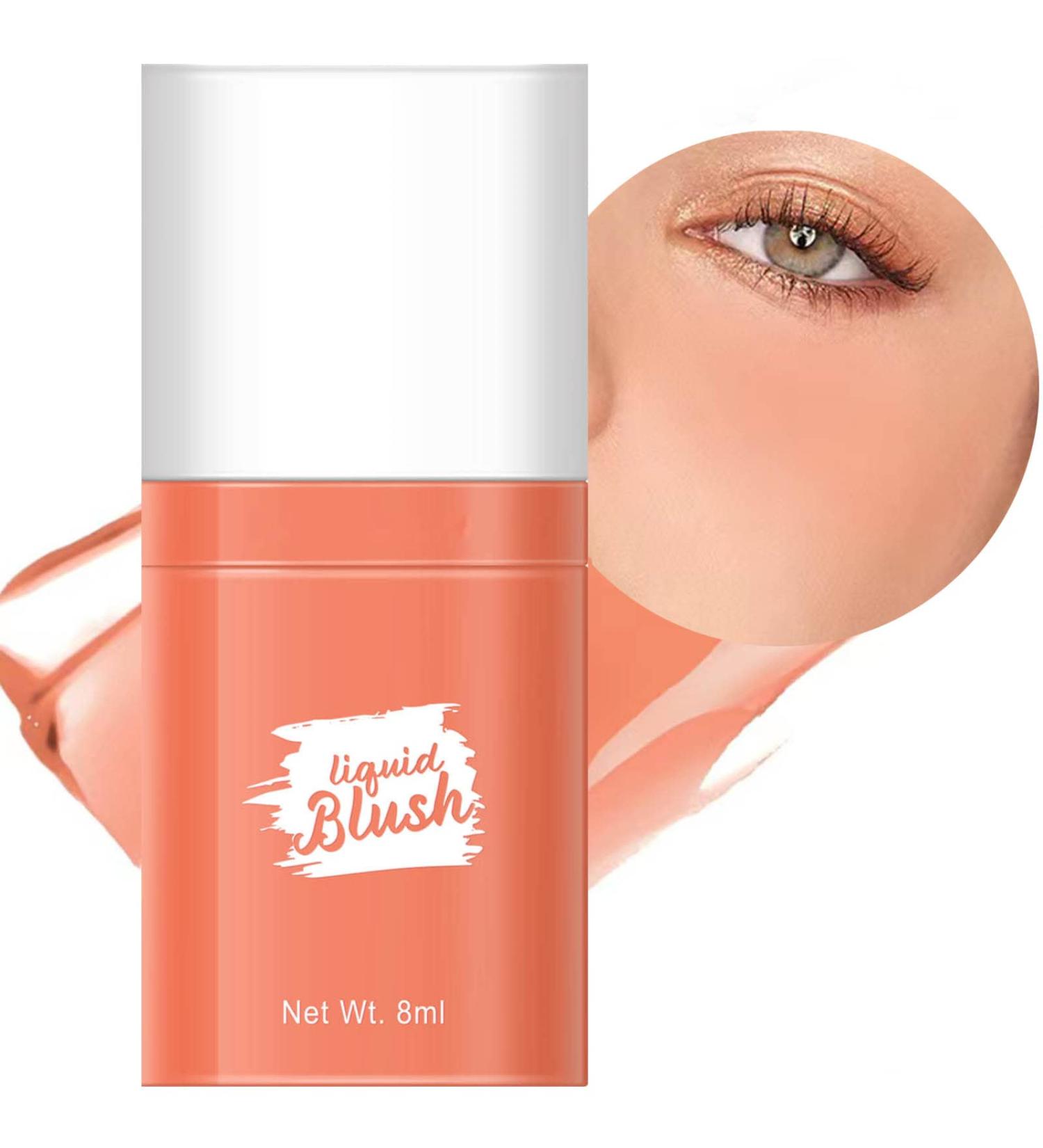 Peach Matte Liquid Blush for Cheeks | Lightweight & Waterproof | Long-Wearing Dewy Finish | Valentines' Day Gift for Women - Buy Online on GoSupps.com